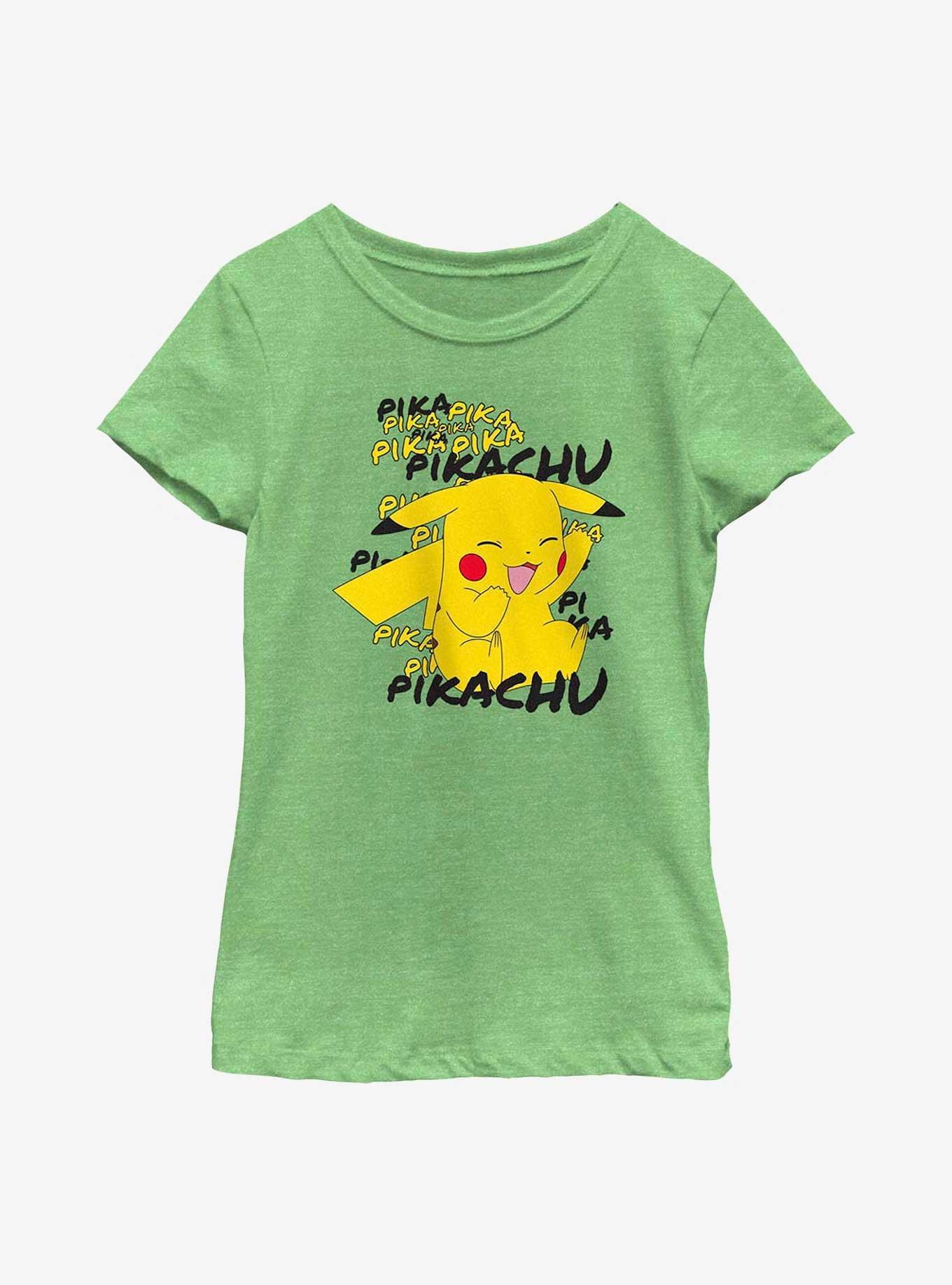 Pokemon Pikachu Cracks A Joke Youth Girls T-Shirt, , hi-res