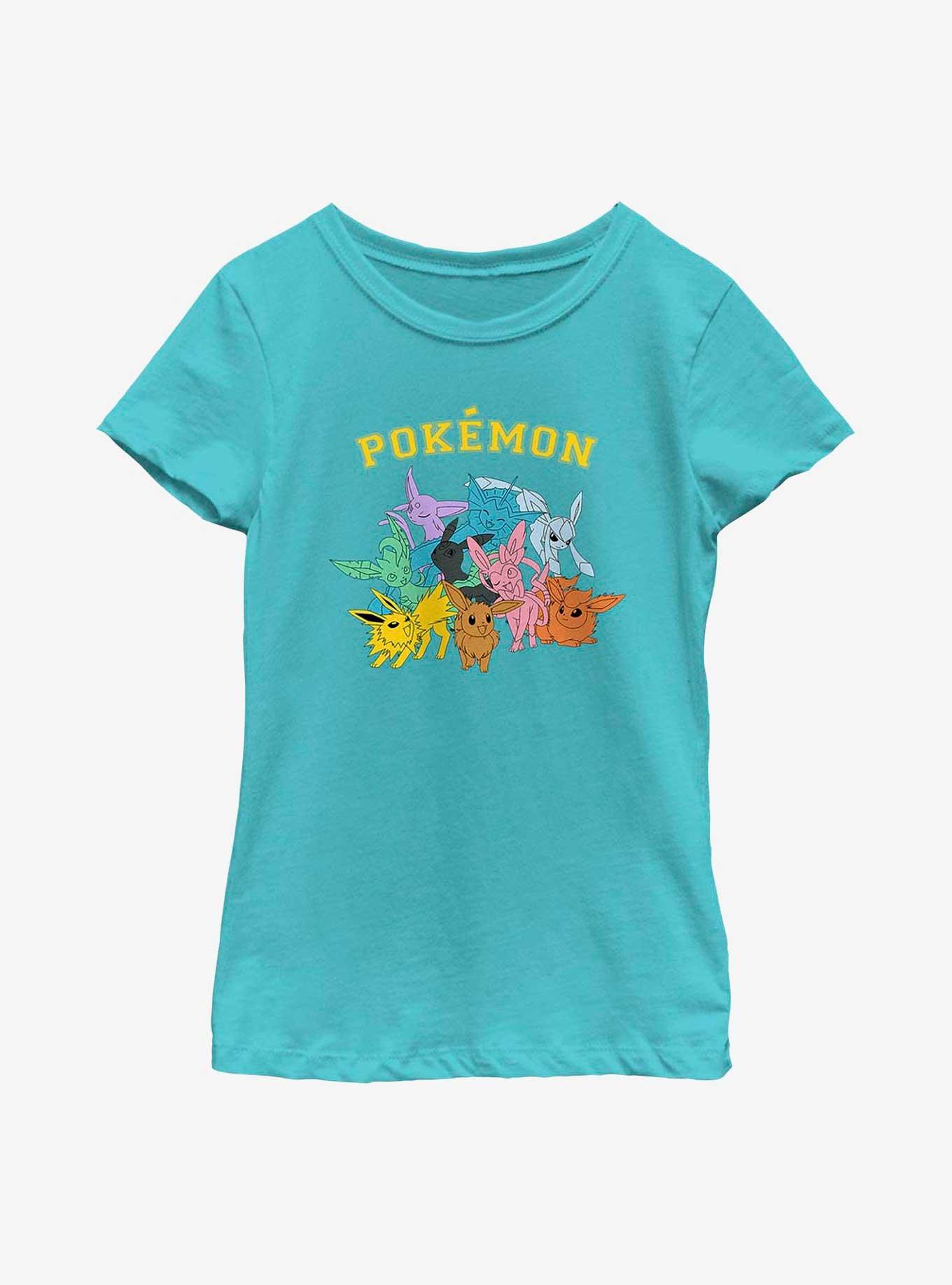 Pokemon Gotta Catch Eeveelutions Youth Girls T-Shirt