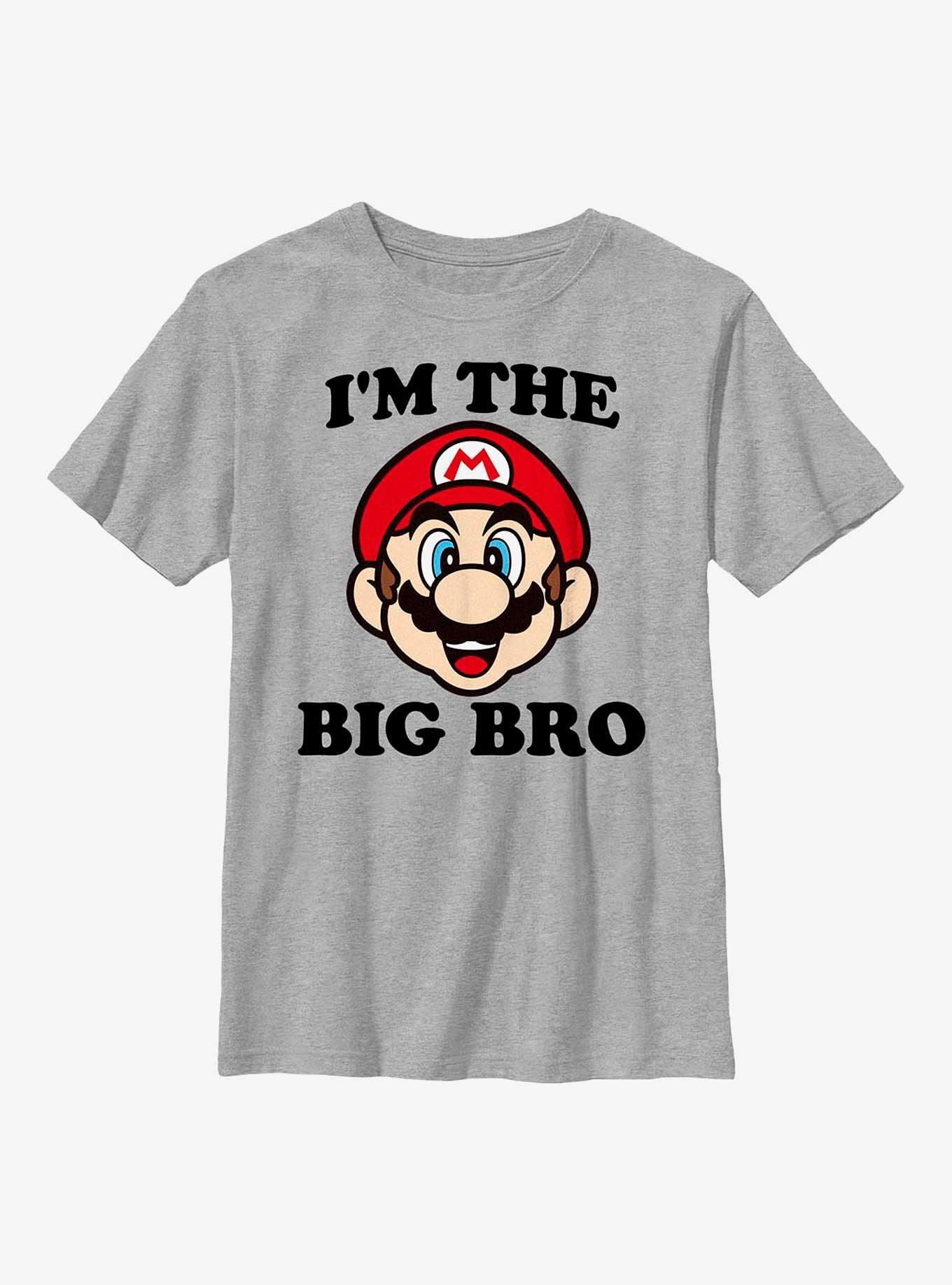 Nintendo Super Mario I'm The Big Bro Youth T-Shirt, , hi-res