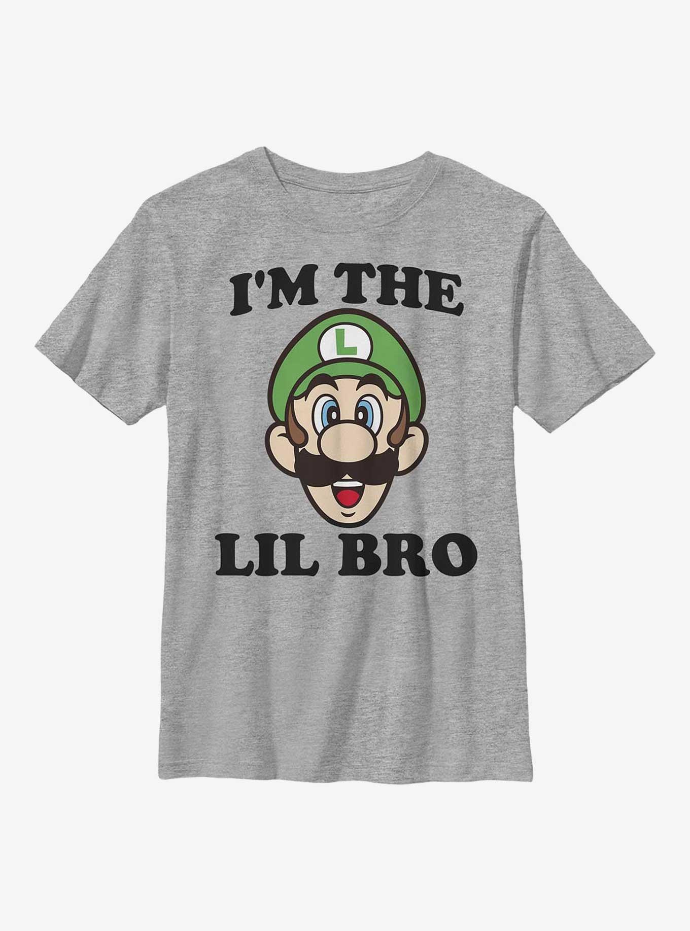 Nintendo Super Mario I'm The Lil Bro Youth T-Shirt, , hi-res