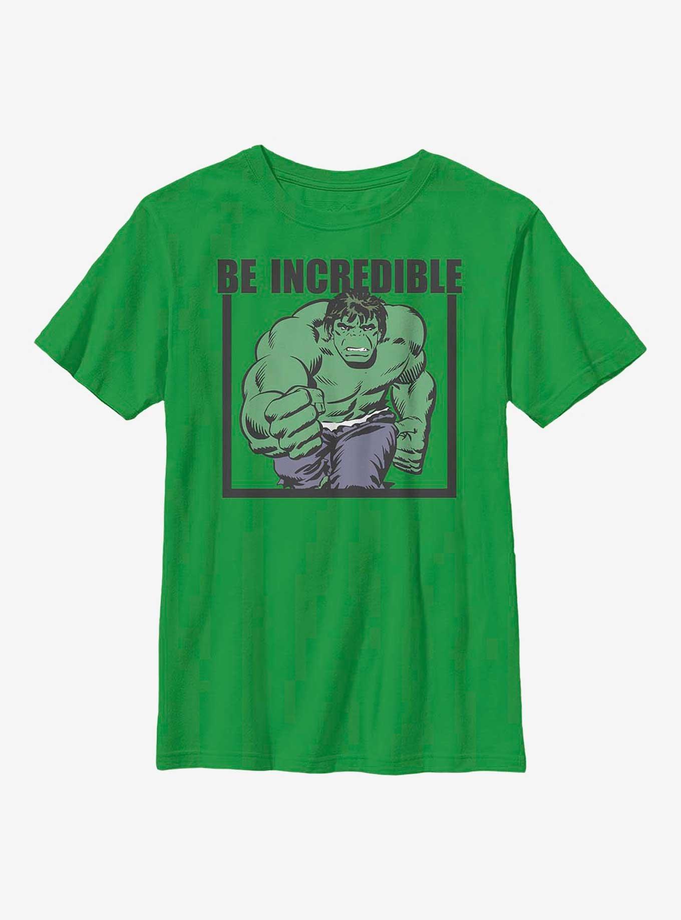 Marvel Hulk Be Incredible Box Youth T-Shirt, , hi-res