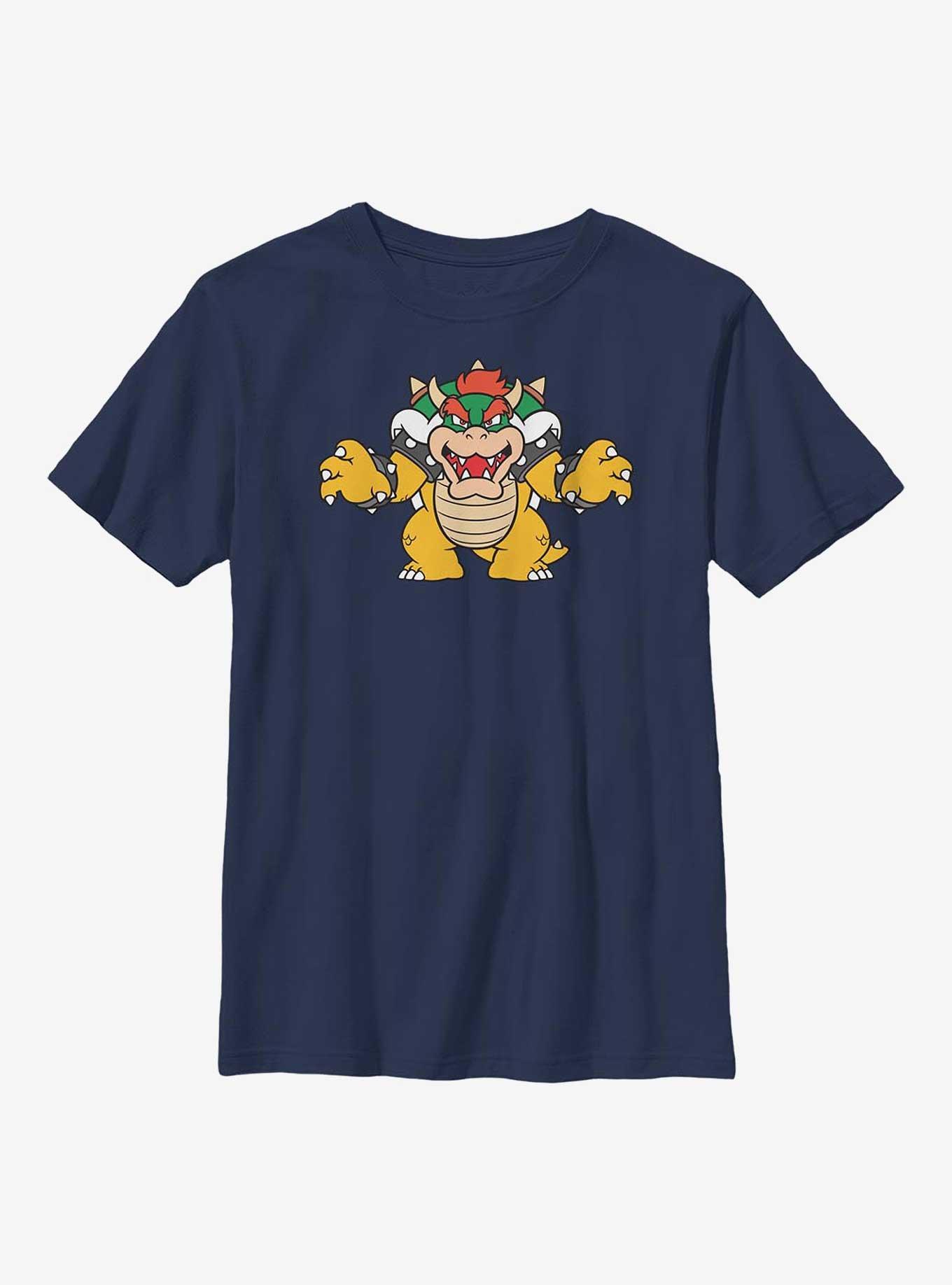 Nintendo Super Mario Just Bowser Youth T-Shirt, , hi-res