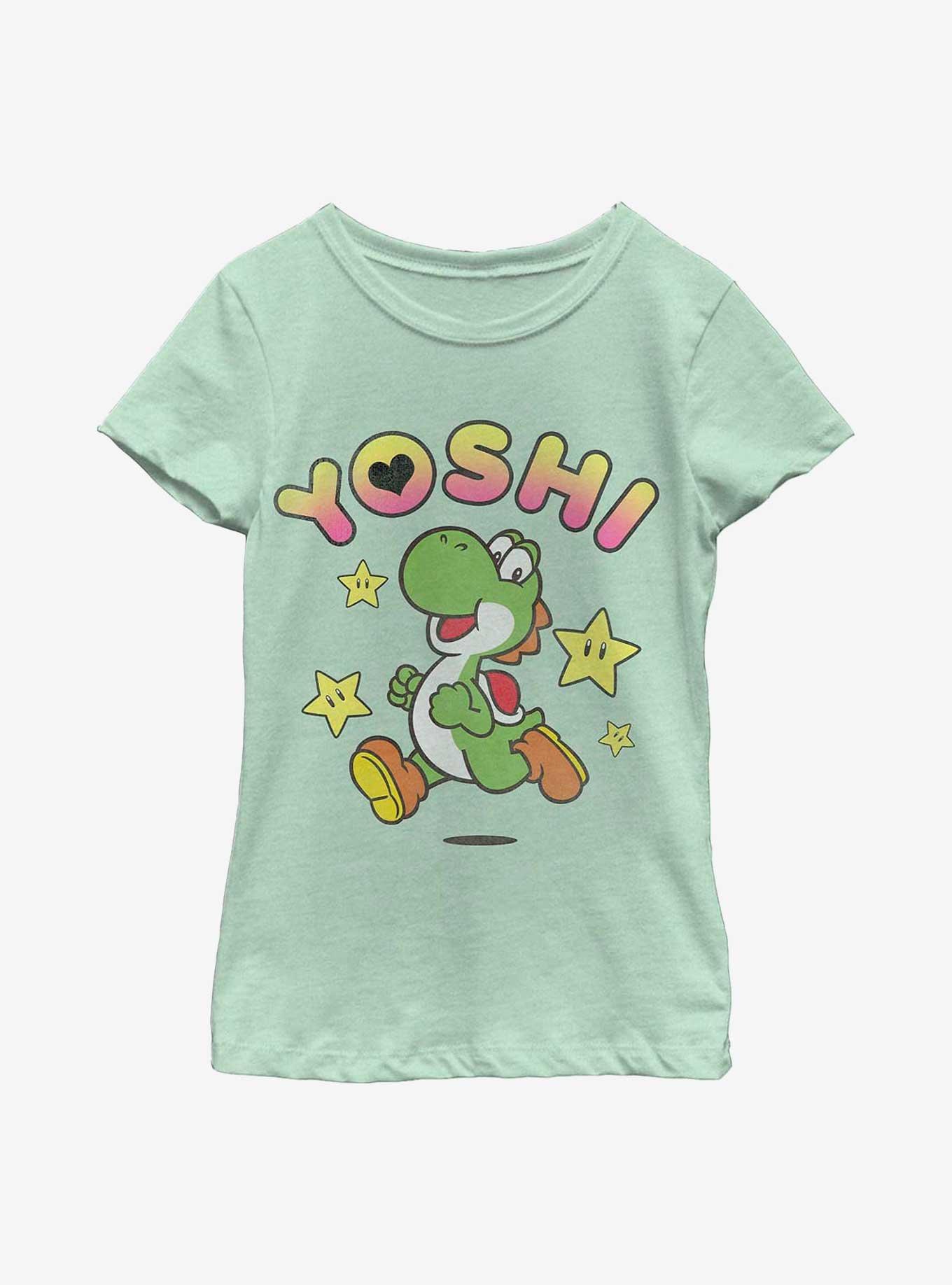Nintendo Super Mario Yoshi in the Stars Youth Girls T-Shirt