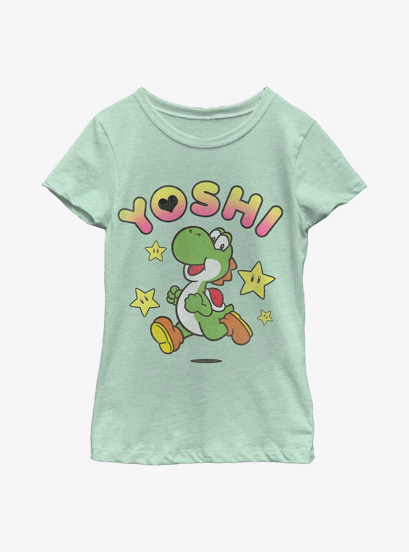 Nintendo Super Mario Yoshi in the Stars Youth Girls T-Shirt, , hi-res