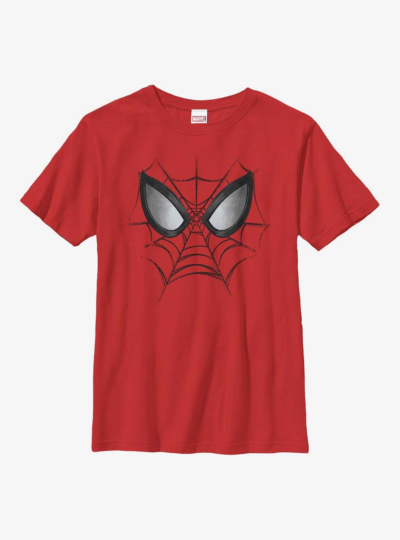 Marvel Spider-Man Web Face Youth T-Shirt