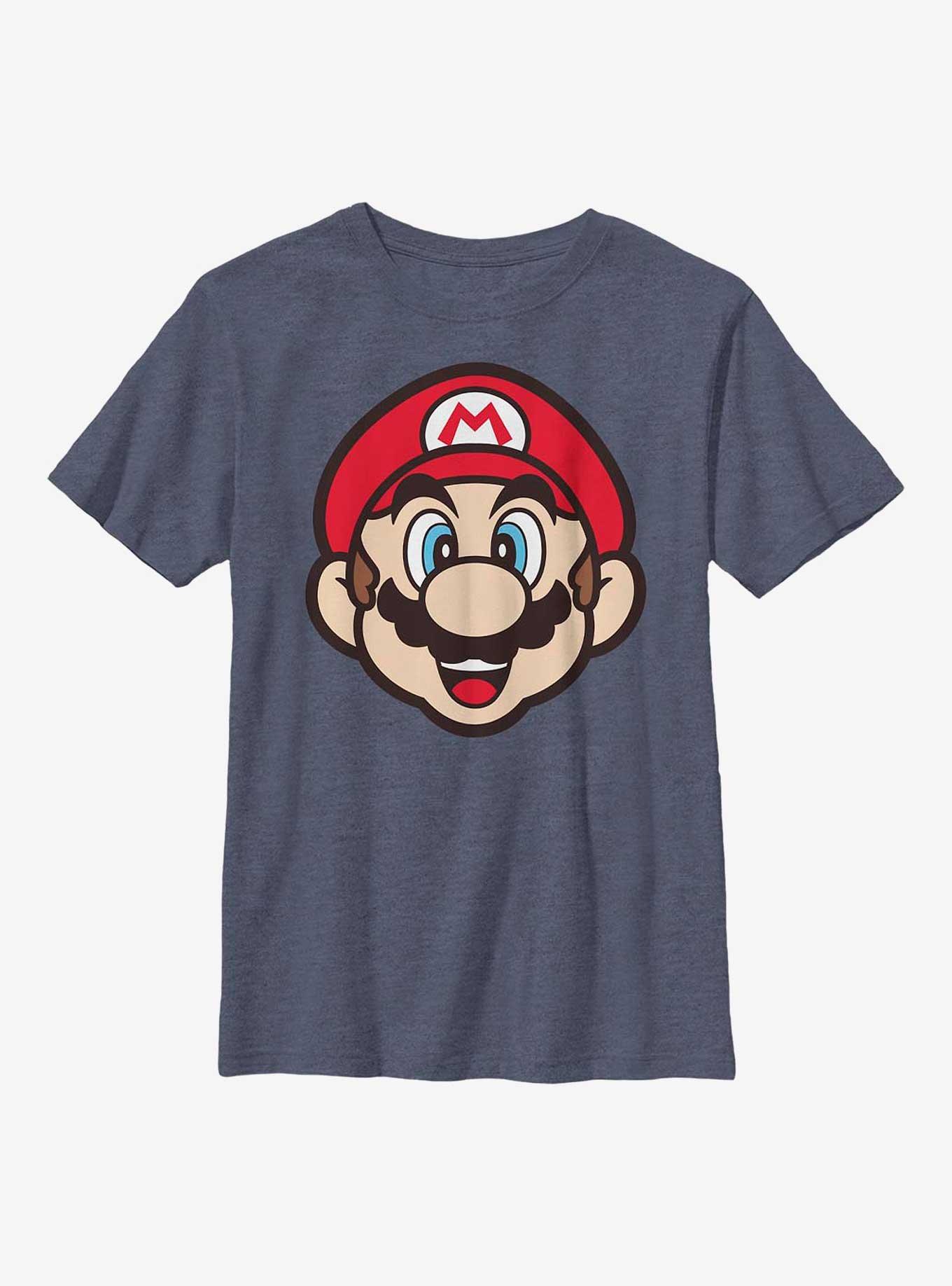 Nintendo Super Mario Face It Youth T-Shirt, , hi-res