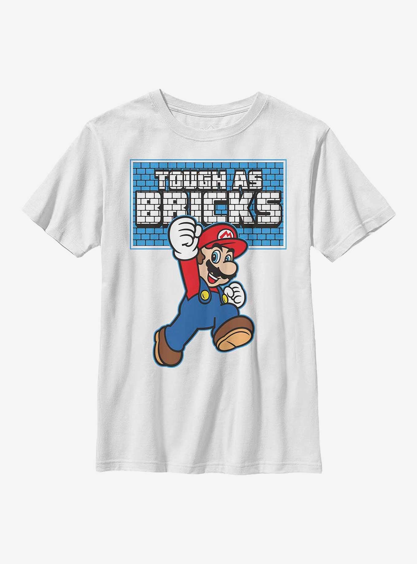 Nintendo Super Mario Tough As Bricks Youth T-Shirt, , hi-res