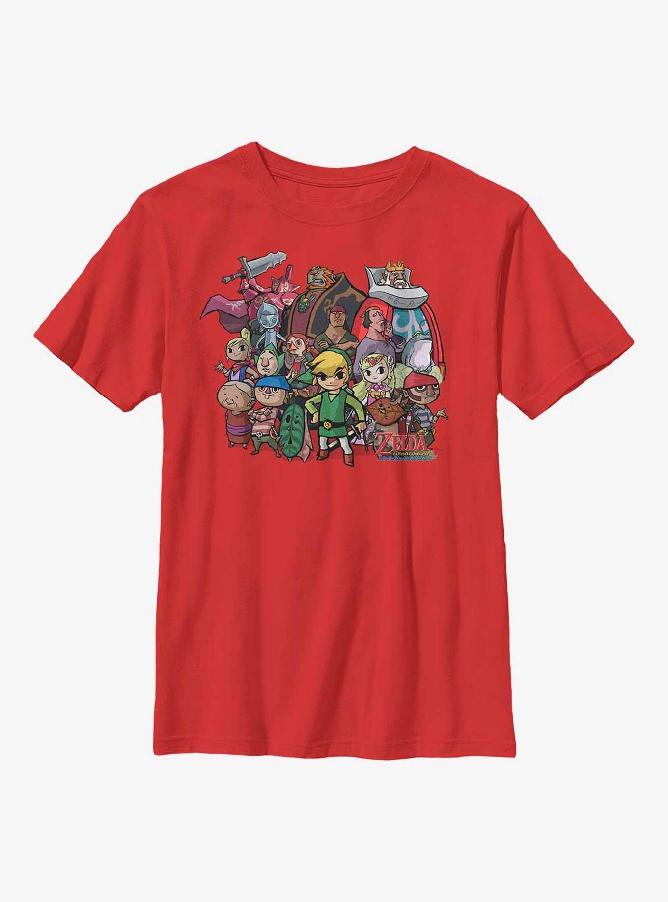 The Legend of Zelda Crew Cartoon Style Youth T-Shirt, , hi-res