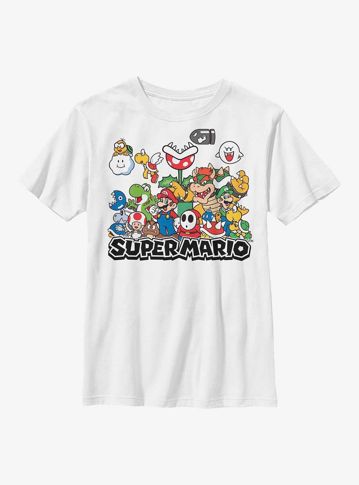 Nintendo Super Mario Kingdom Squad Youth T-Shirt, , hi-res