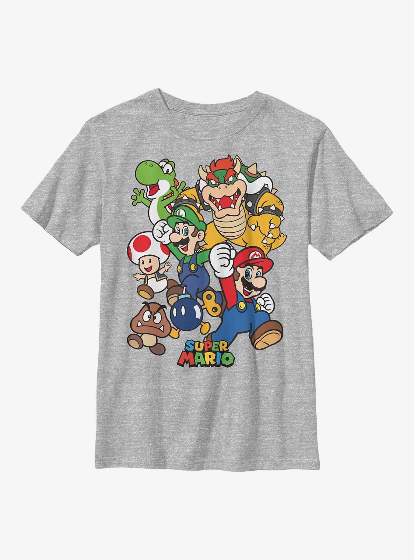 Nintendo Super Mario Running To Win Youth T-Shirt, , hi-res