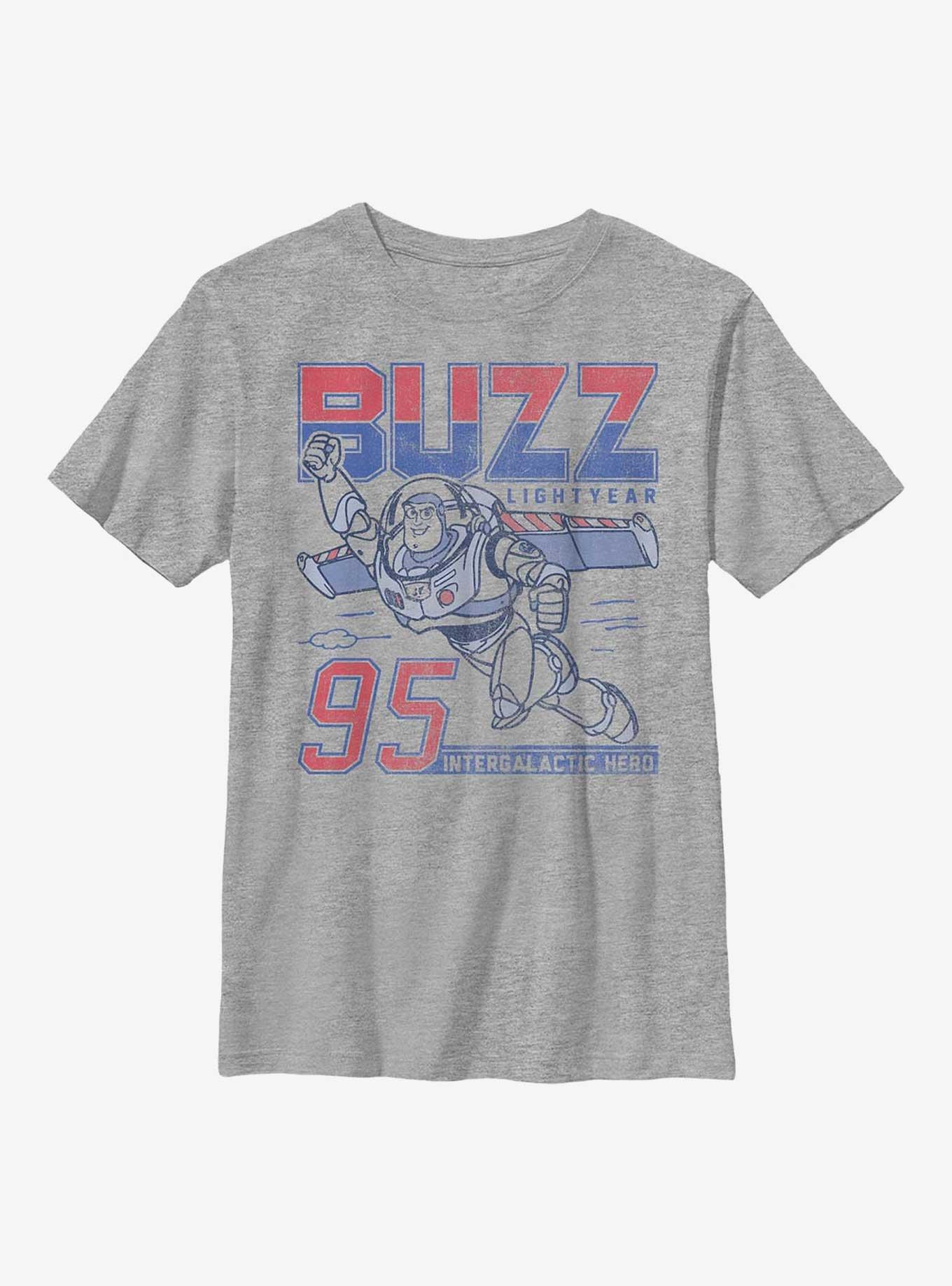Disney Pixar Toy Story Buzz Lightyear 95 Intergalactic Hero Youth T-Shirt, ATH HTR, hi-res