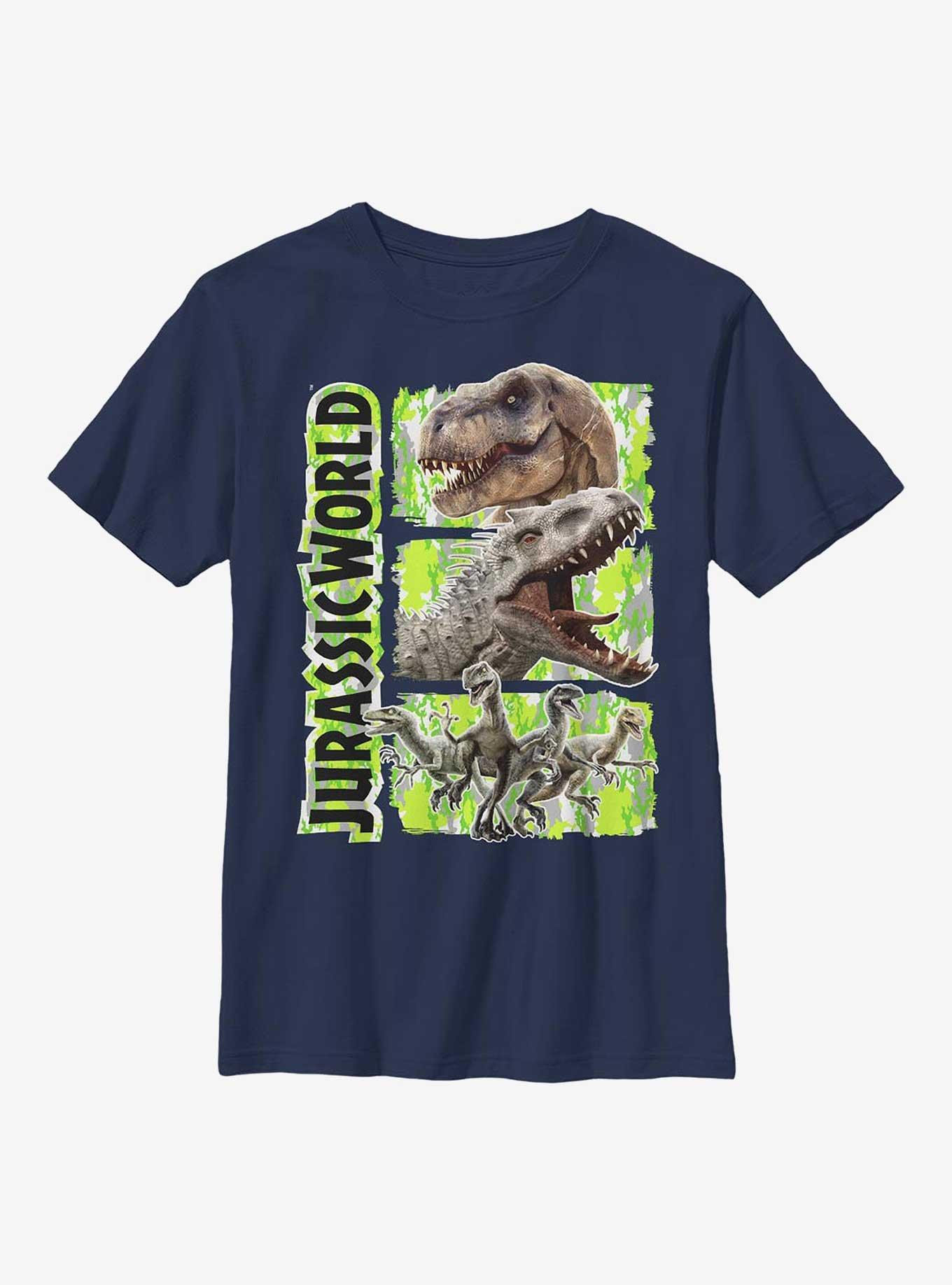 Jurassic World Bad Boys Youth T-Shirt, NAVY, hi-res