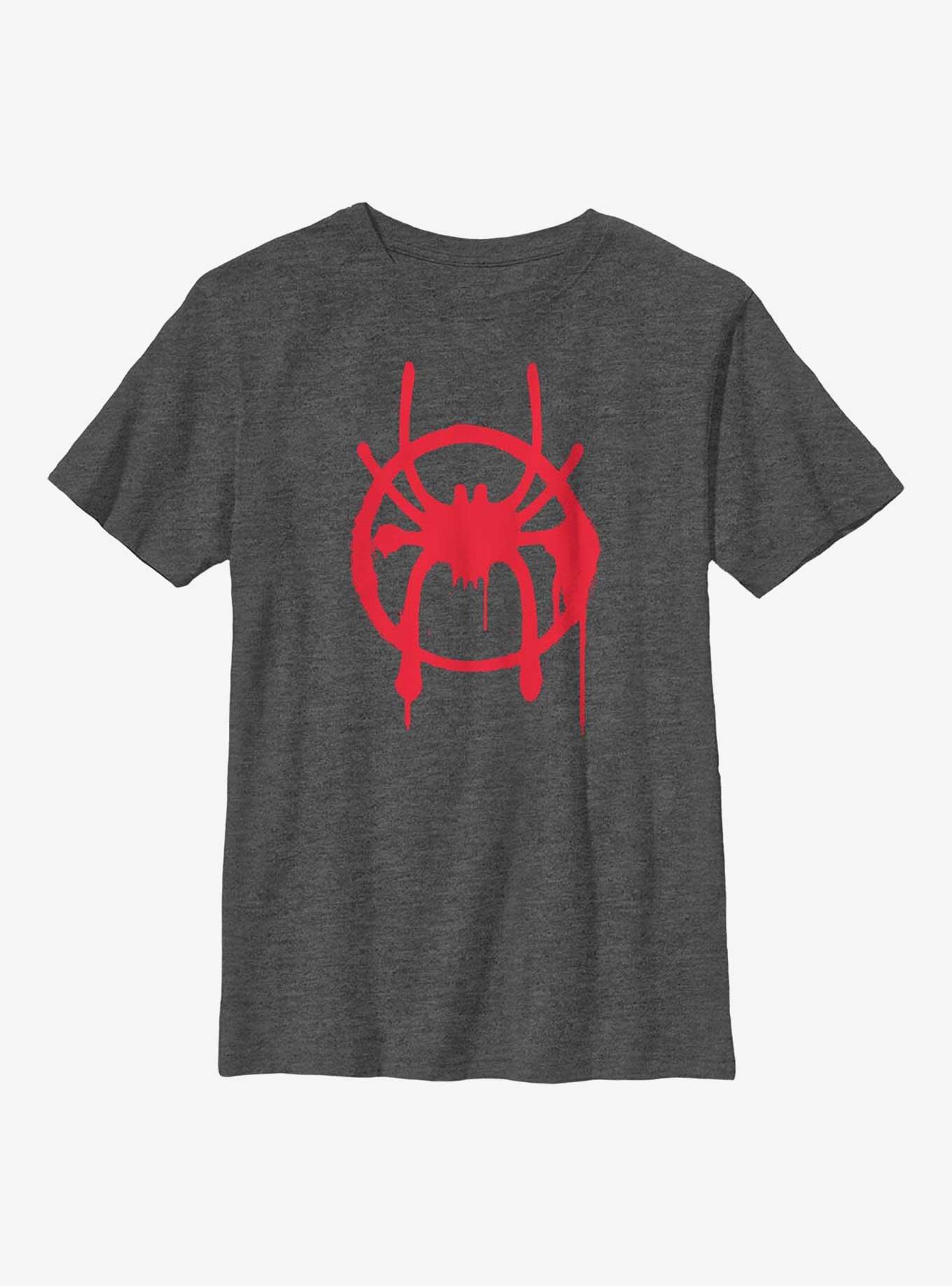 Marvel Spiderman Miles Symbol Youth T-Shirt