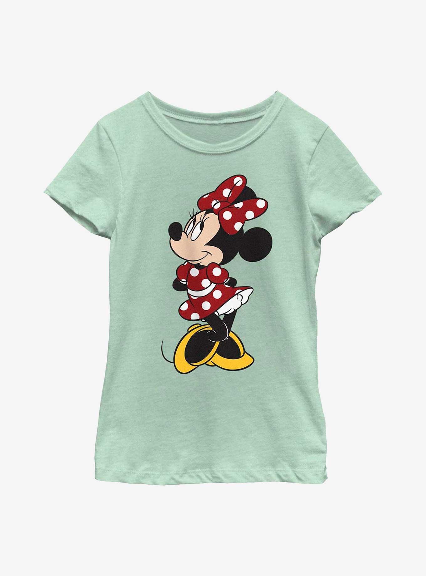 Disney Mickey Mouse Vintage Minnie Youth Girls T-Shirt, MINT, hi-res