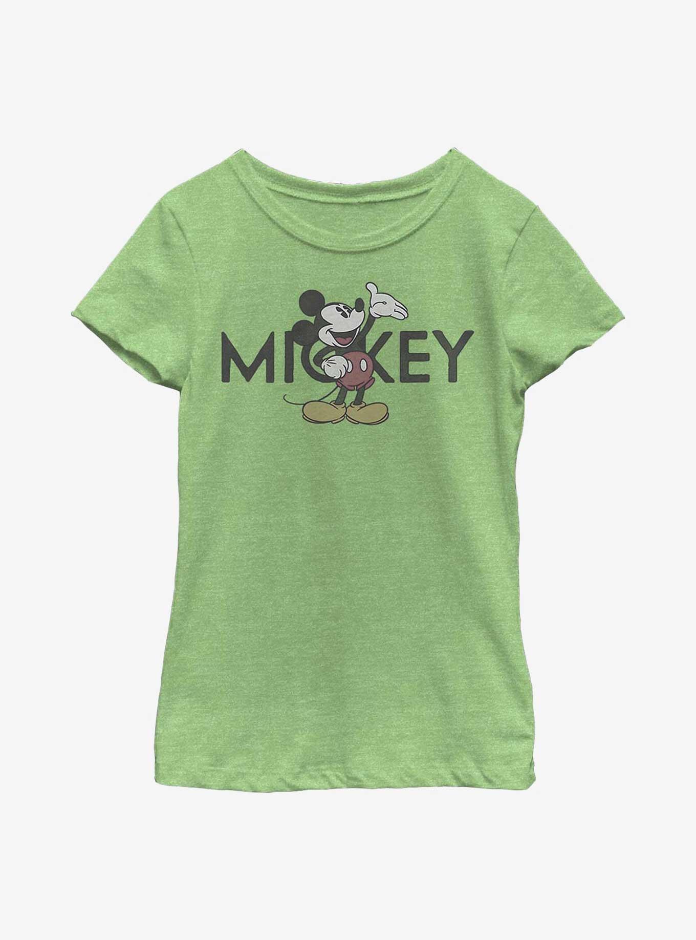 Disney Mickey Mouse Vintage Portrait Youth Girls T-Shirt, , hi-res