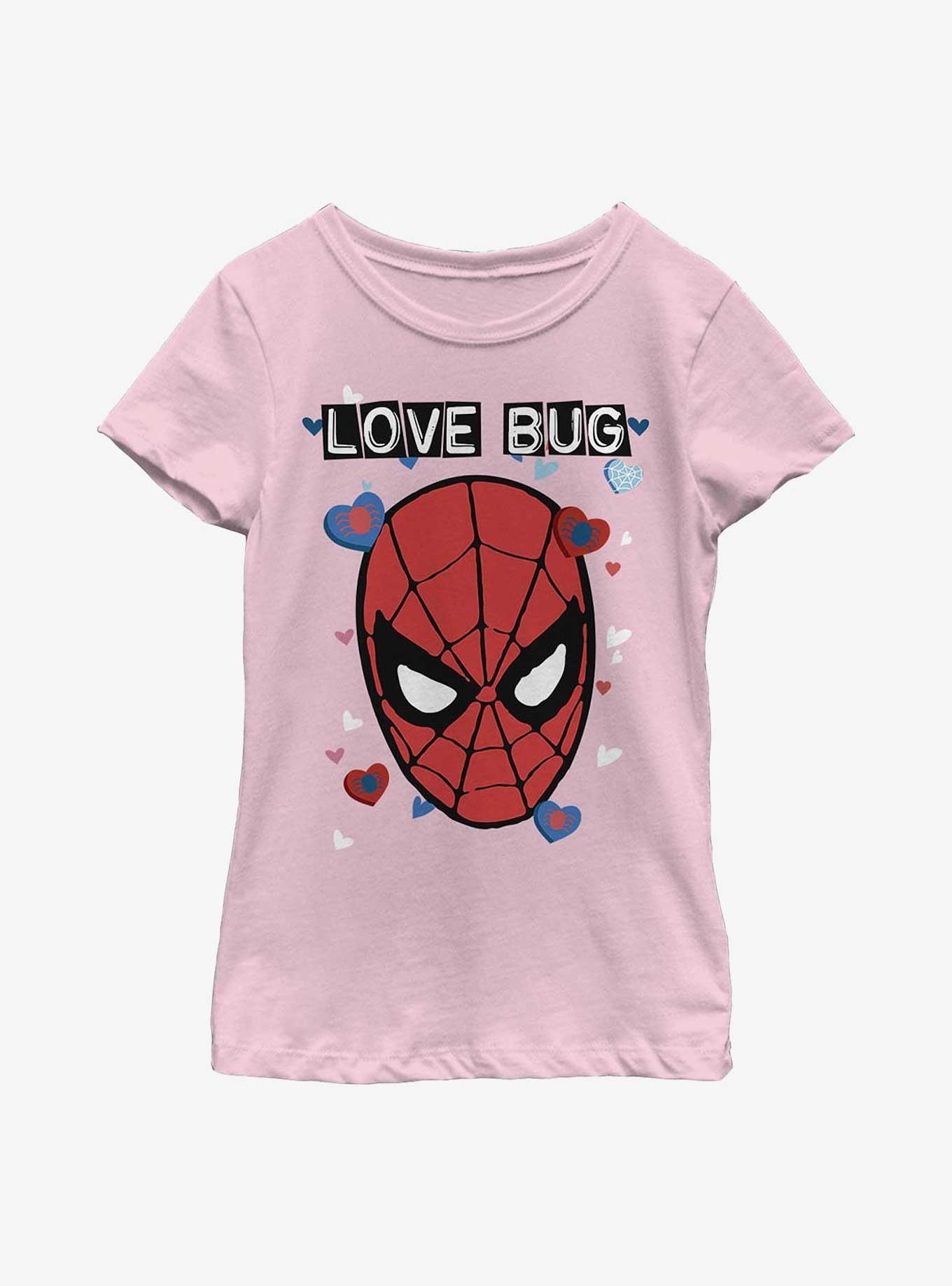 Marvel Spider-Man Love Bug Youth Girls T-Shirt, , hi-res