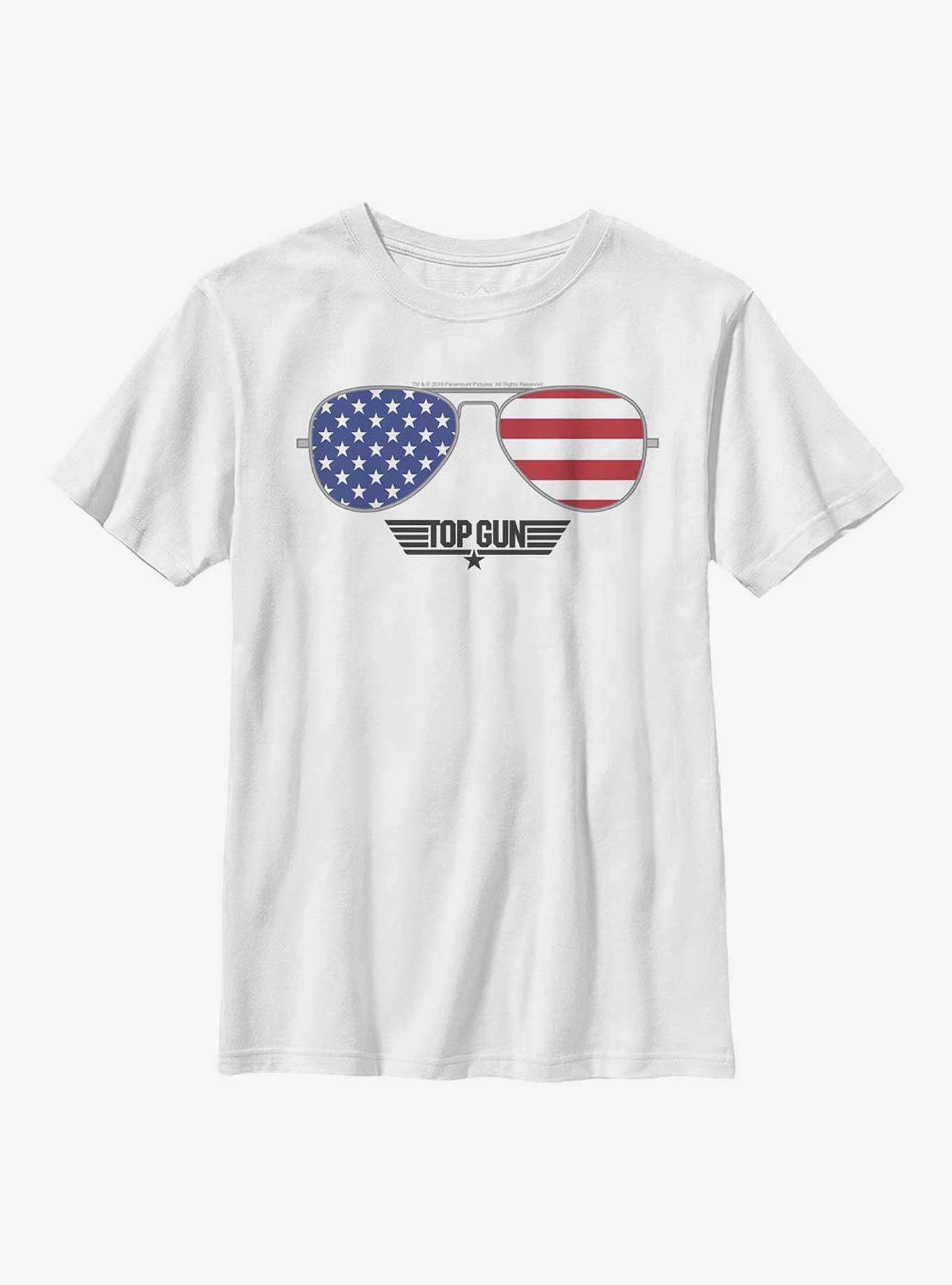 Top Gun Flag Aviators Youth T-Shirt