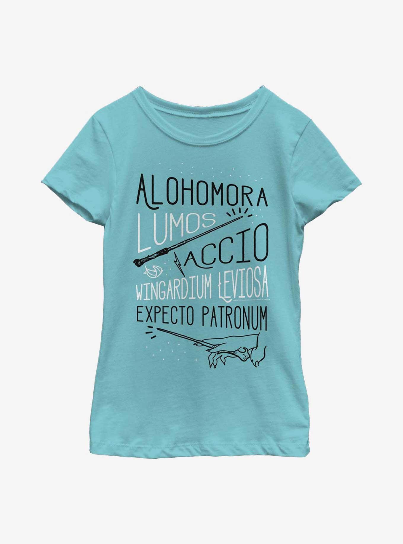 Harry Potter Spell Stack Youth Girls T-Shirt