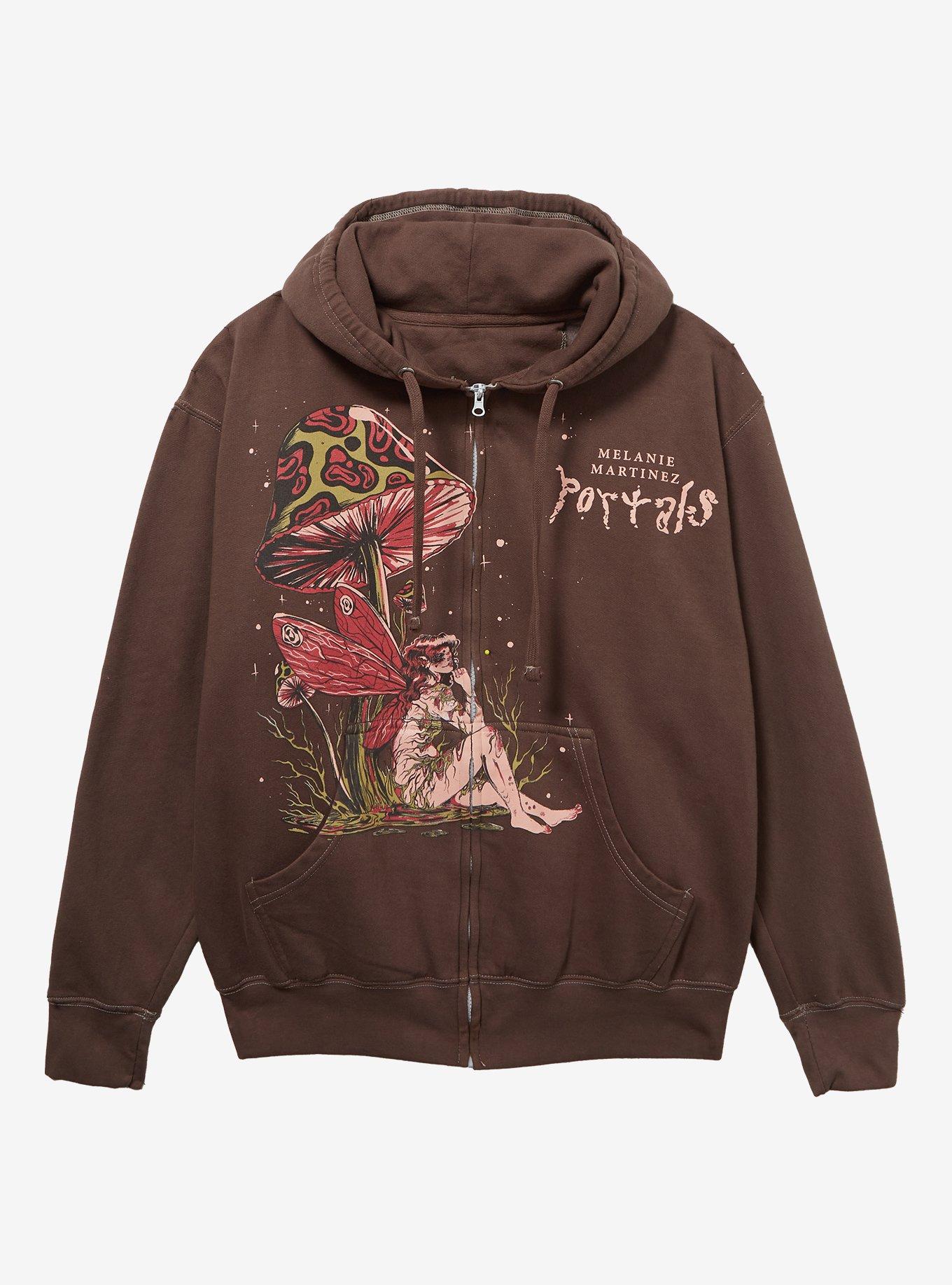 Melanie Martinez Portals Mushroom Fairy Hoodie, BROWN, hi-res