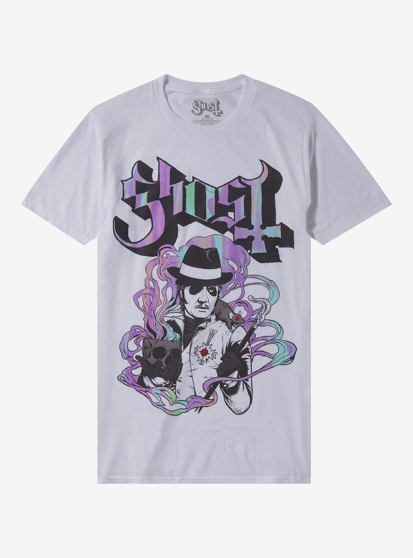 Ghost Smoke Trails Boyfriend Fit Girls T-Shirt, BRIGHT WHITE, hi-res