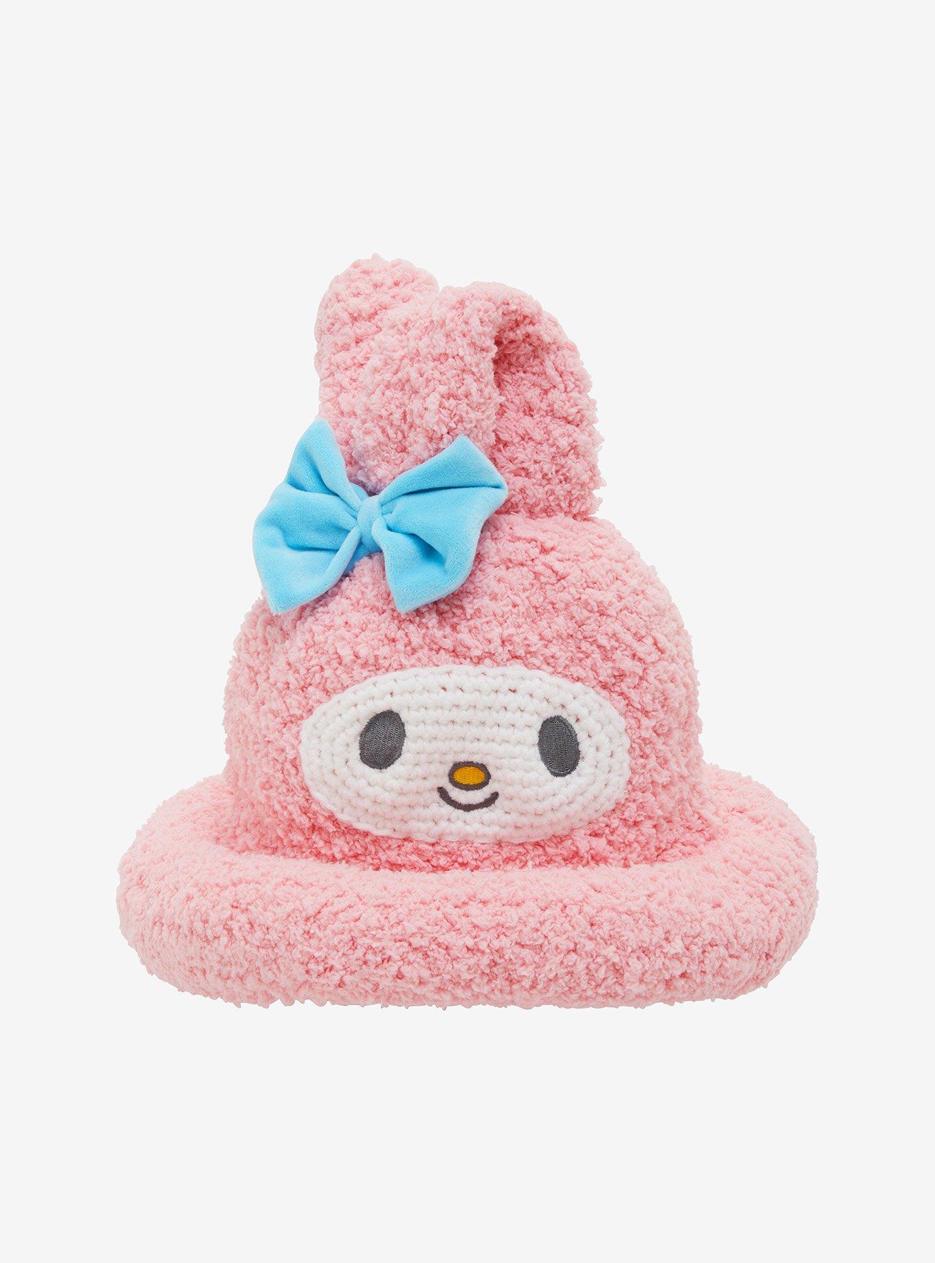 My Melody Plush Rolled Brim Beanie, , hi-res