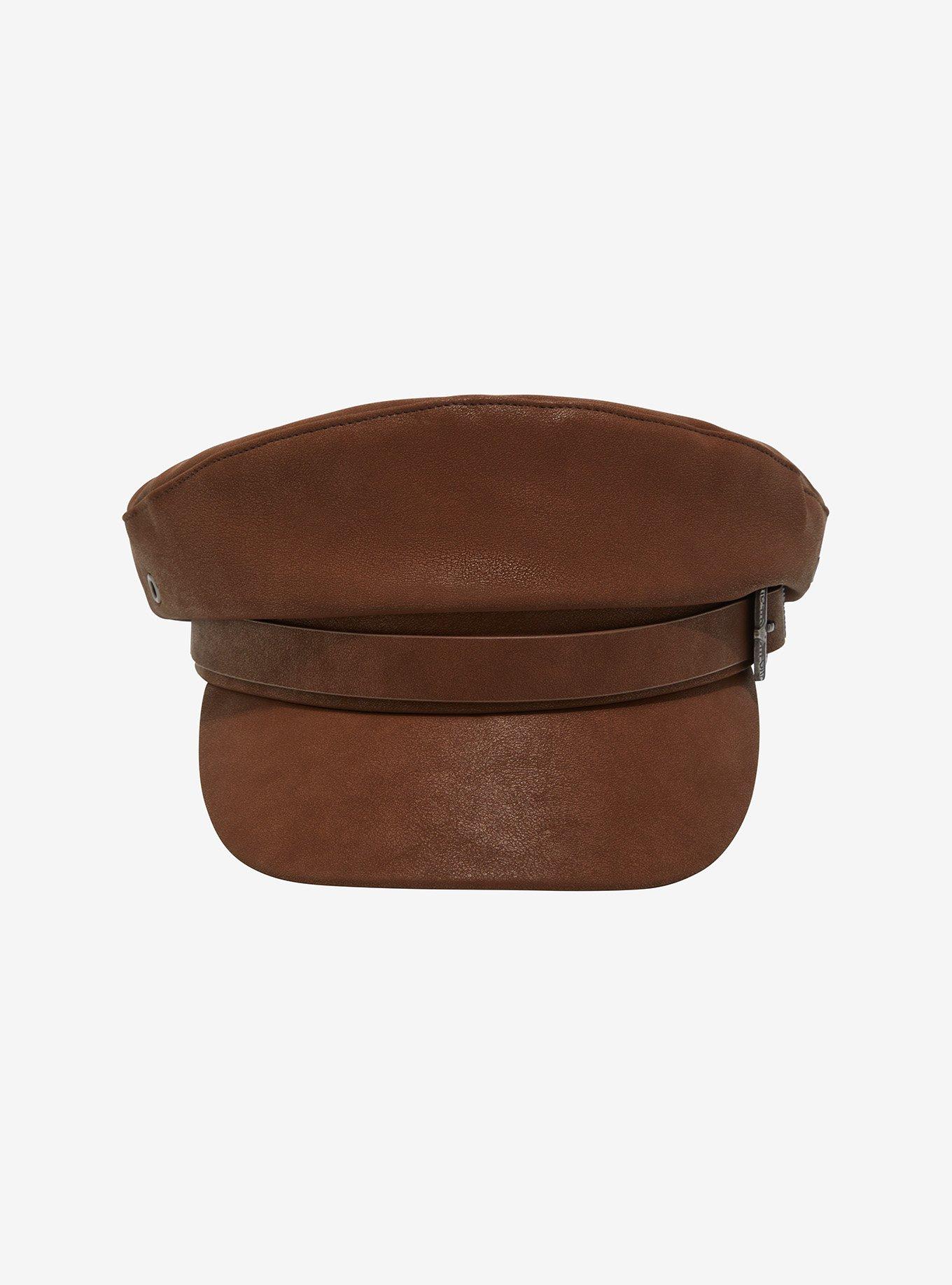 Brown Western Cabbie Hat, , hi-res