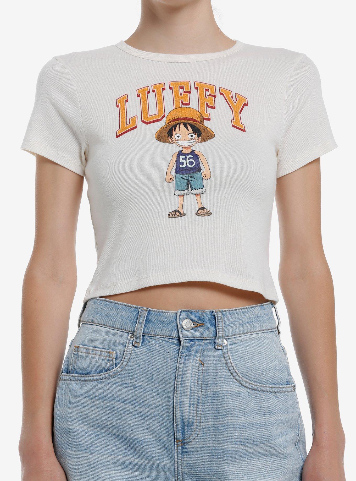 One Piece Young Luffy Varsity Girls Baby T-Shirt, MULTI, hi-res