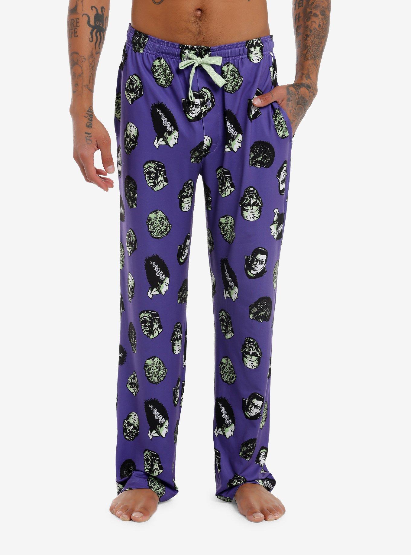 Universal Monsters Faces Pajama Pants, , hi-res