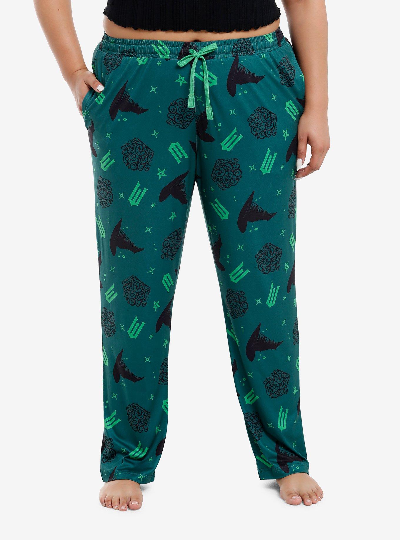 Wicked Elphaba Icons Pajama Pants Plus Size, , hi-res