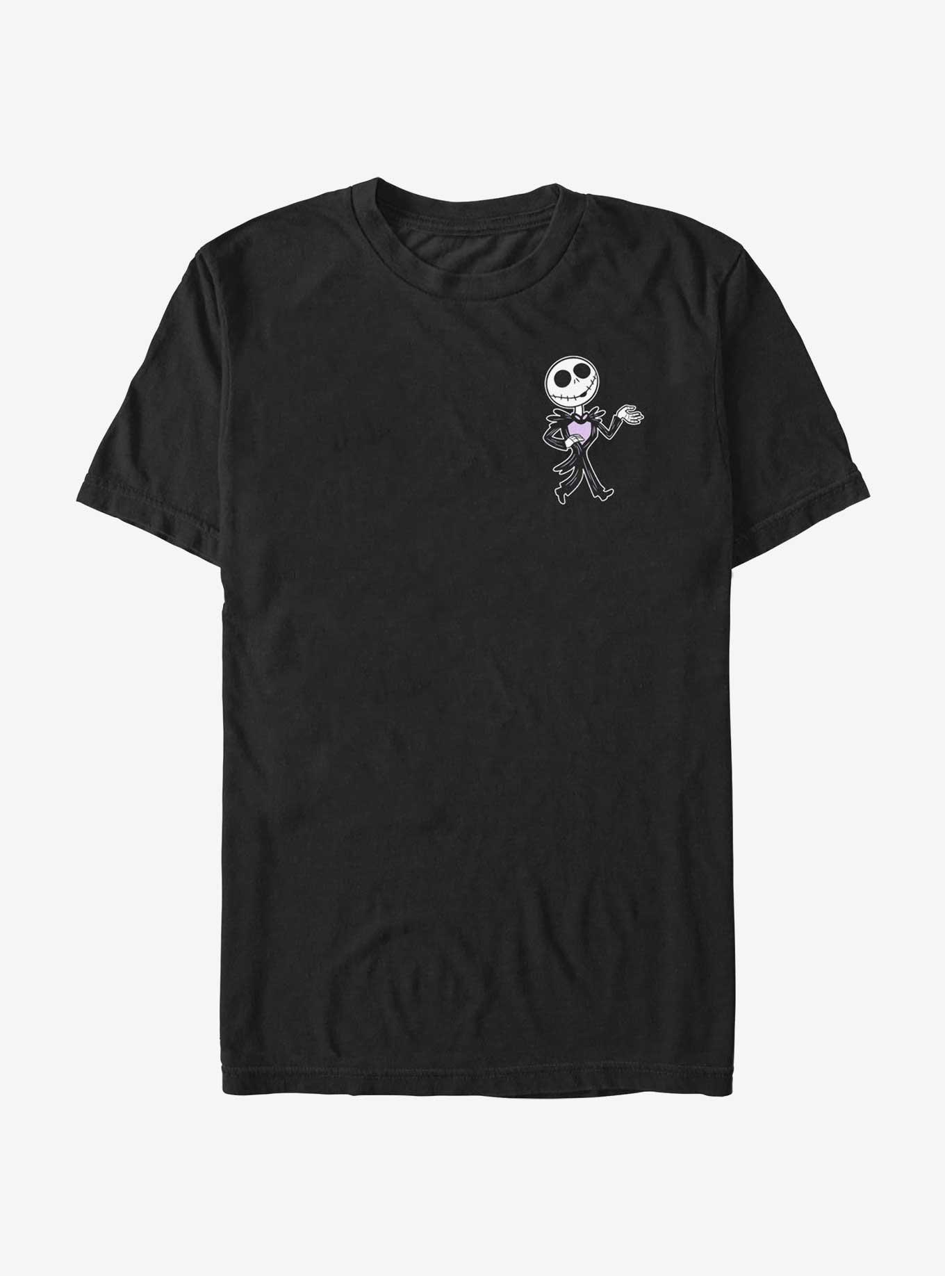 Disney The Nightmare Before Christmas Skellington Bobble Pocket T-Shirt, BLACK, hi-res