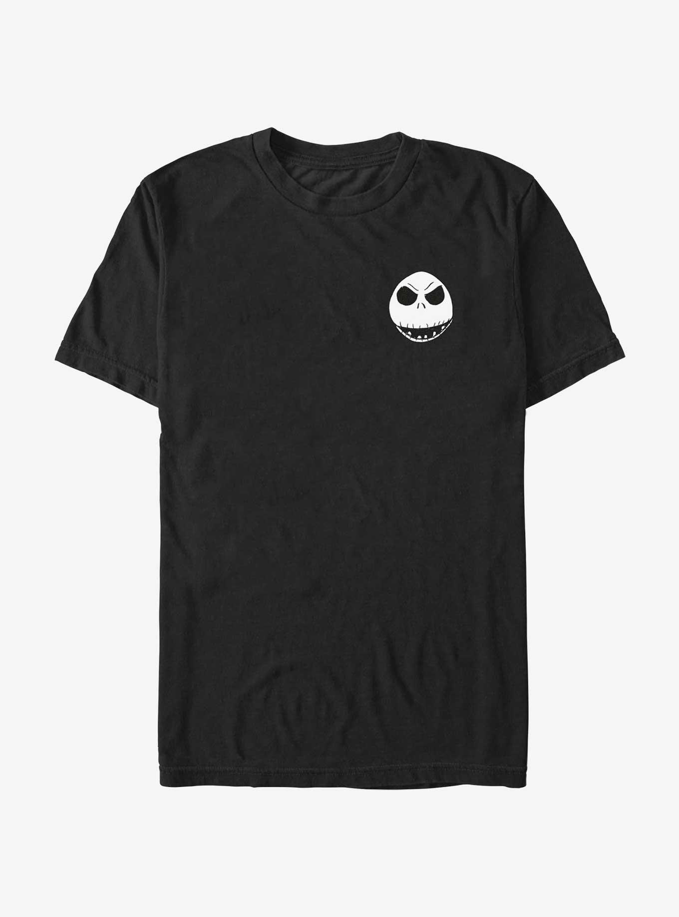 Disney The Nightmare Before Christmas Jack Face Pocket T-Shirt, BLACK, hi-res