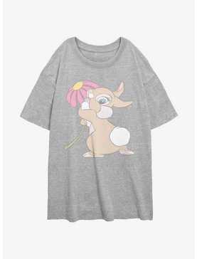 Disney Bambi Flirty Miss Bunny Girls Oversized T-Shirt, , hi-res