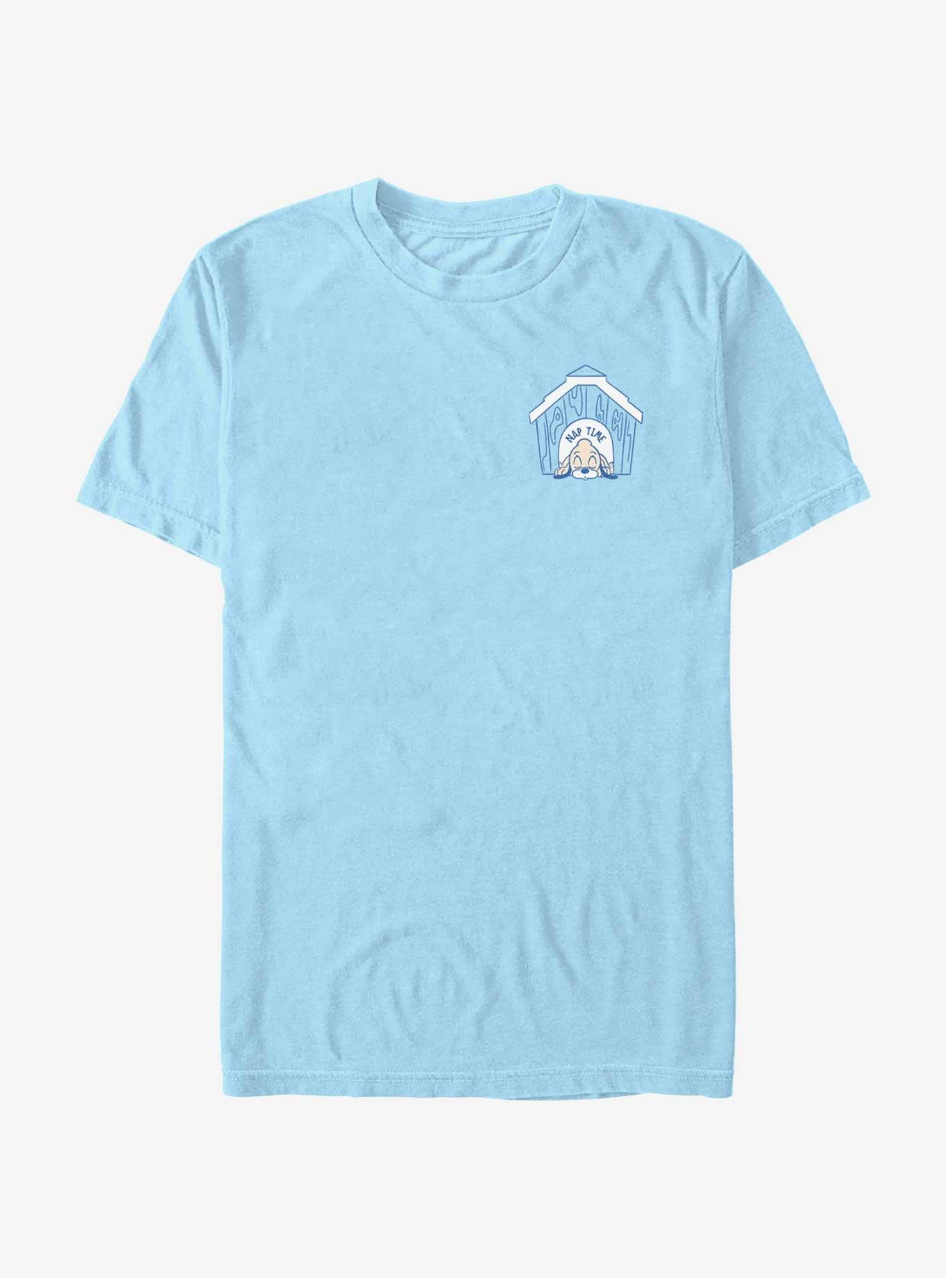 Disney Mickey Mouse Tired Doggy Pocket T-Shirt, LT BLUE, hi-res