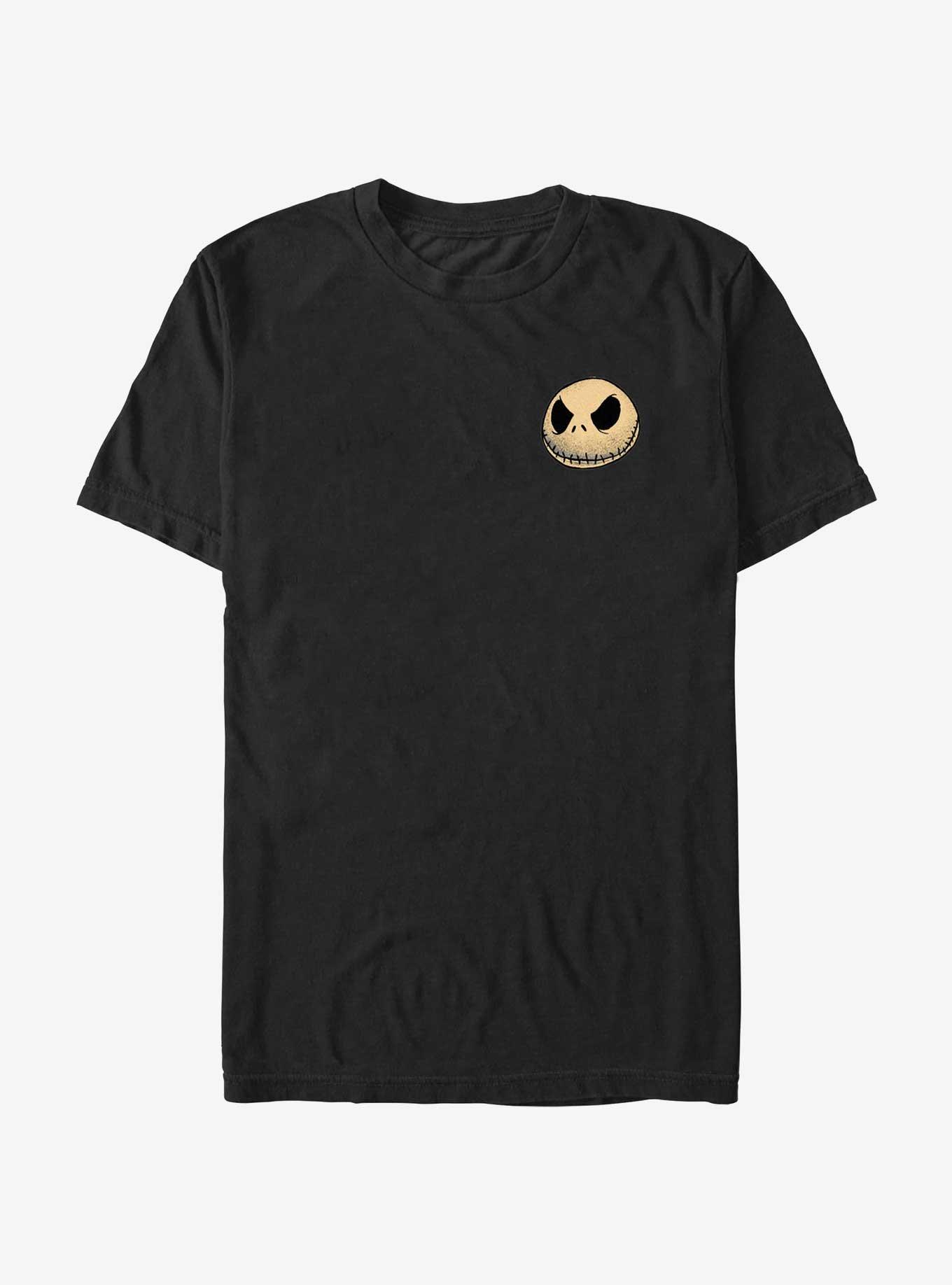 Disney The Nightmare Before Christmas Comic Jack Face Pocket T-Shirt, , hi-res