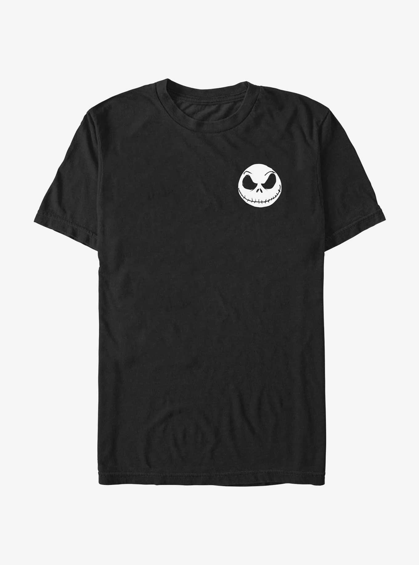 Disney The Nightmare Before Christmas Big Face Jack Pocket T-Shirt, BLACK, hi-res