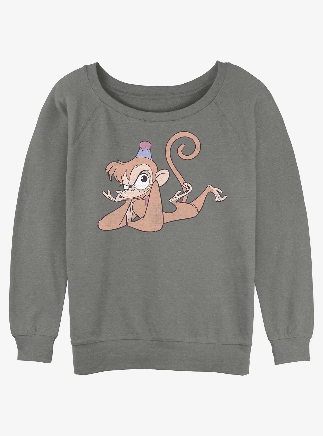 Disney Aladdin Abu Pose Girls Slouchy Sweatshirt, , hi-res