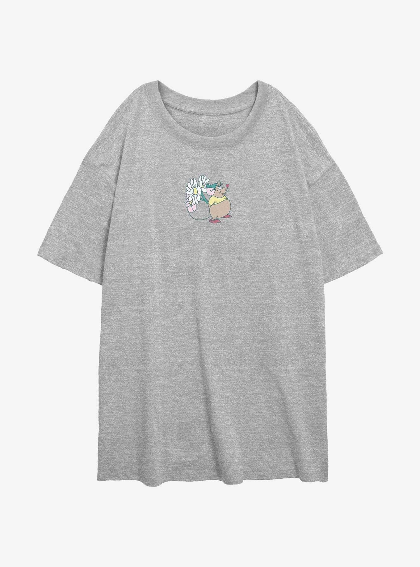 Disney Cinderella Cute Lil Gus Flower Girls Oversized T-Shirt, , hi-res