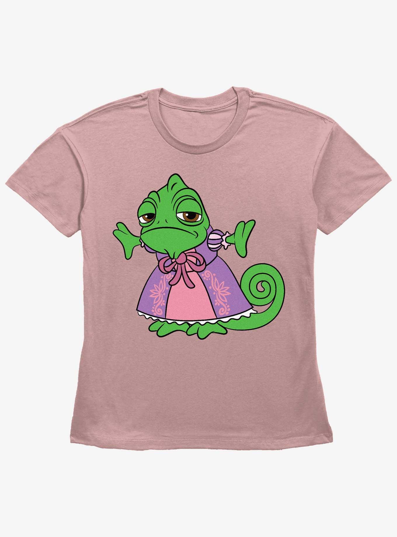 Disney Tangled Pascal On Dress Girls Straight Fit T-Shirt, DESERTPNK, hi-res