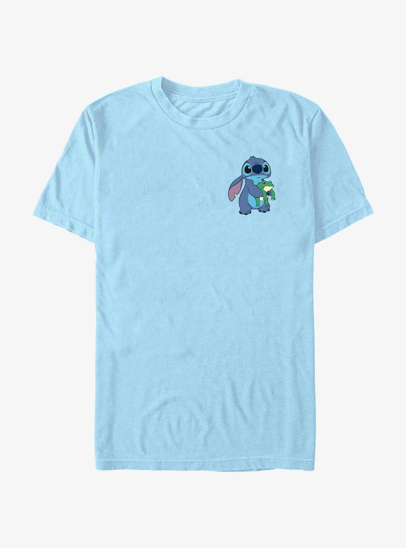 Disney Lilo & Stitch With Froggie Pocket T-Shirt, LT BLUE, hi-res