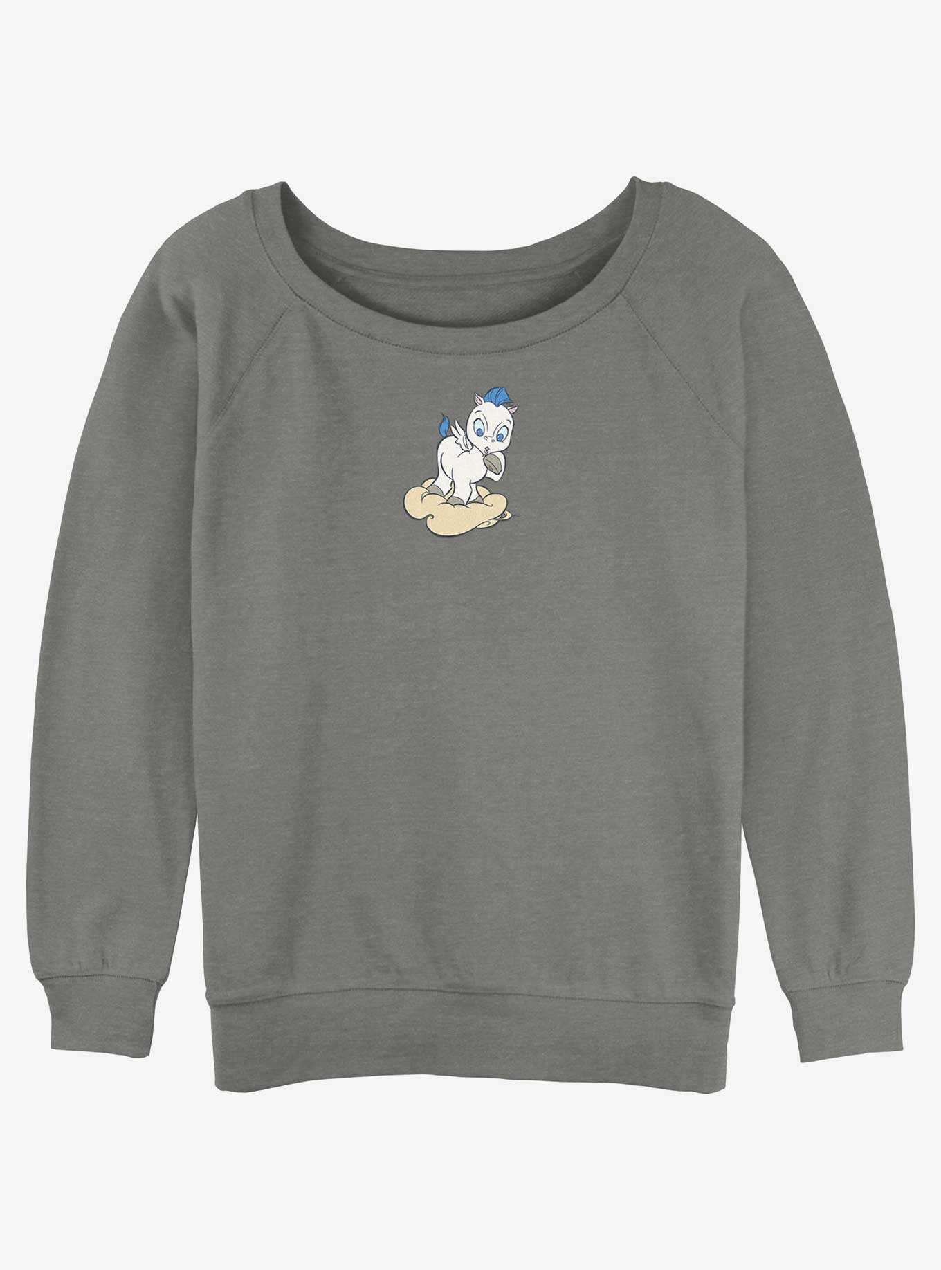 Disney Hercules Little Pegasus Guy Girls Slouchy Sweatshirt, , hi-res
