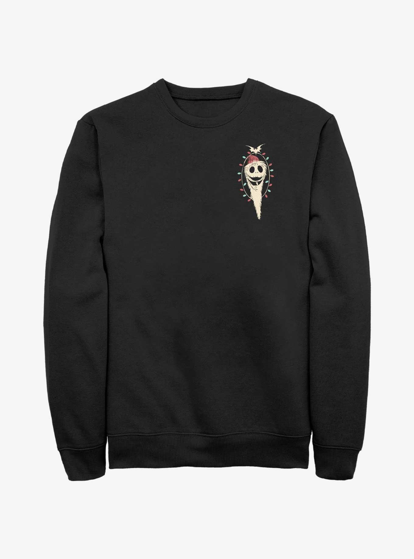 The Nightmare Before Christmas Santa Jack Lights Pocket Sweatshirt