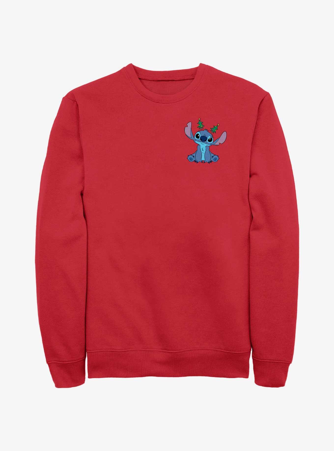 Disney Lilo & Stitch With Tree Ears Pocket Sweatshirt