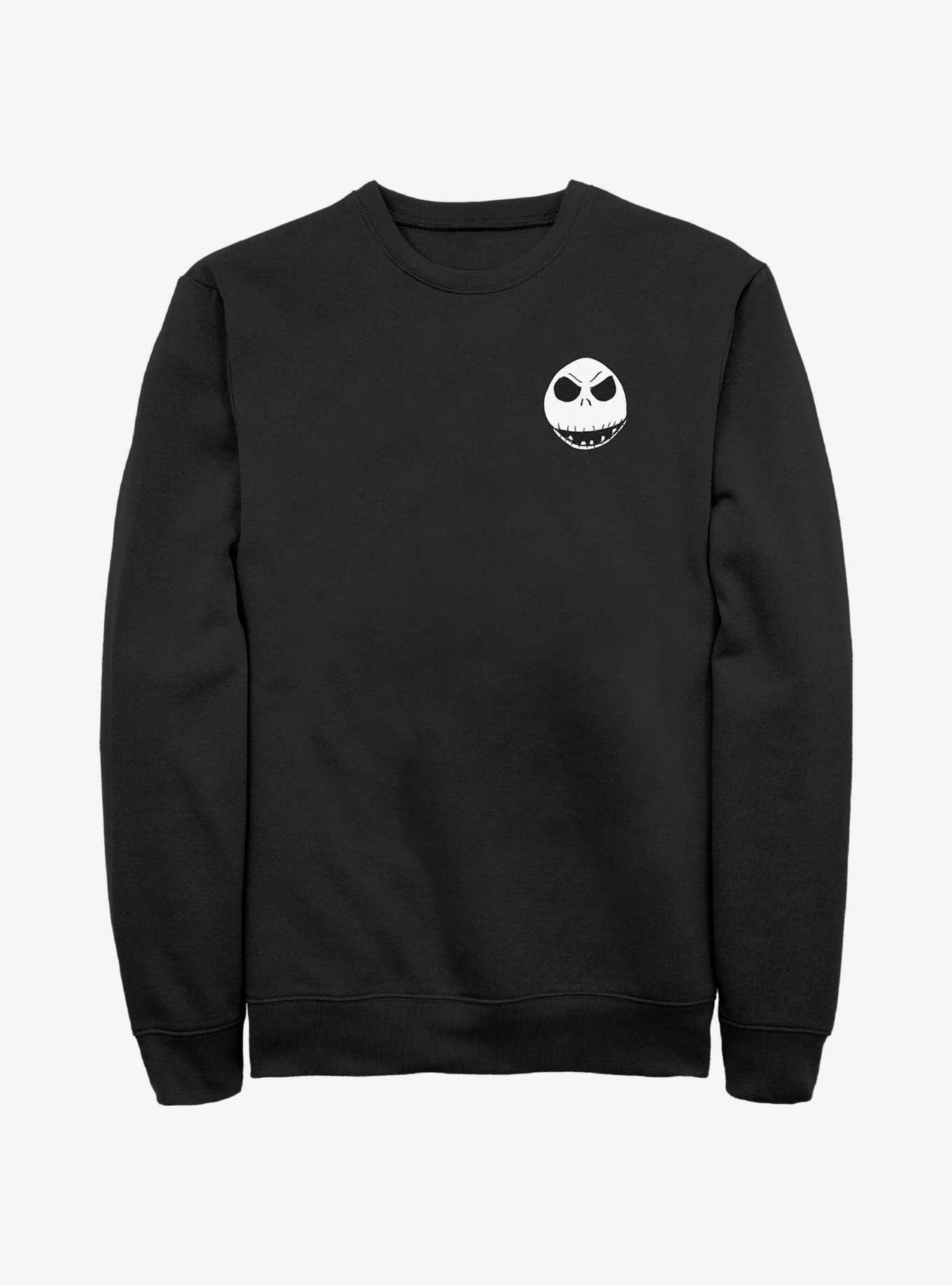 Disney The Nightmare Before Christmas Jack Face Pocket Sweatshirt, BLACK, hi-res