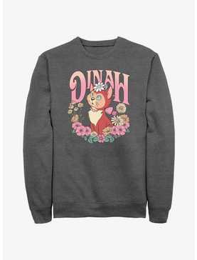 Disney Alice In Wonderland Dinah Floral Wreath Sweatshirt, , hi-res