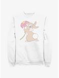 Disney Bambi Flirty Miss Bunny Sweatshirt, WHITE, hi-res