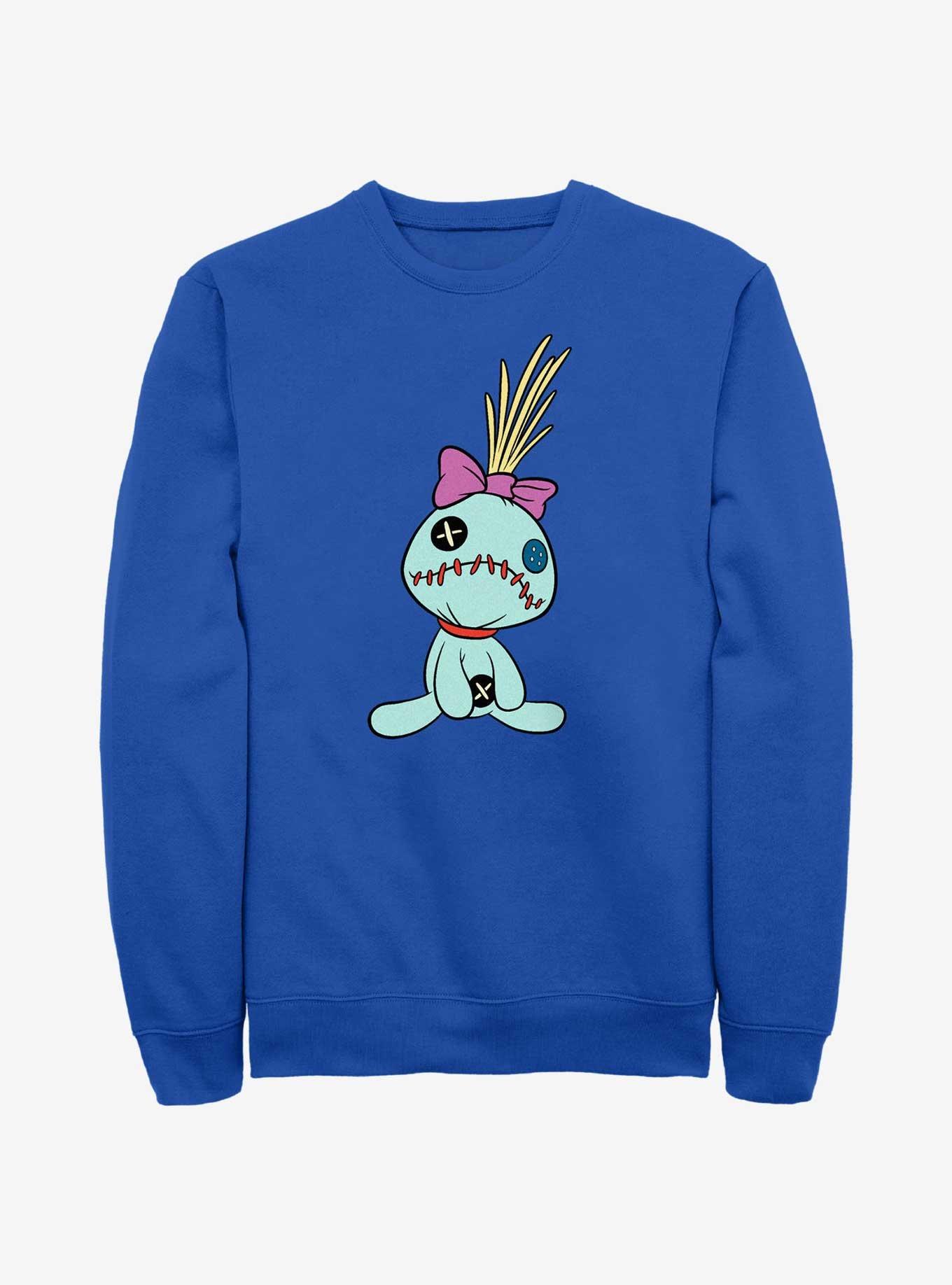 Disney Lilo & Stitch Scrump Pose Sweatshirt, ROYAL, hi-res