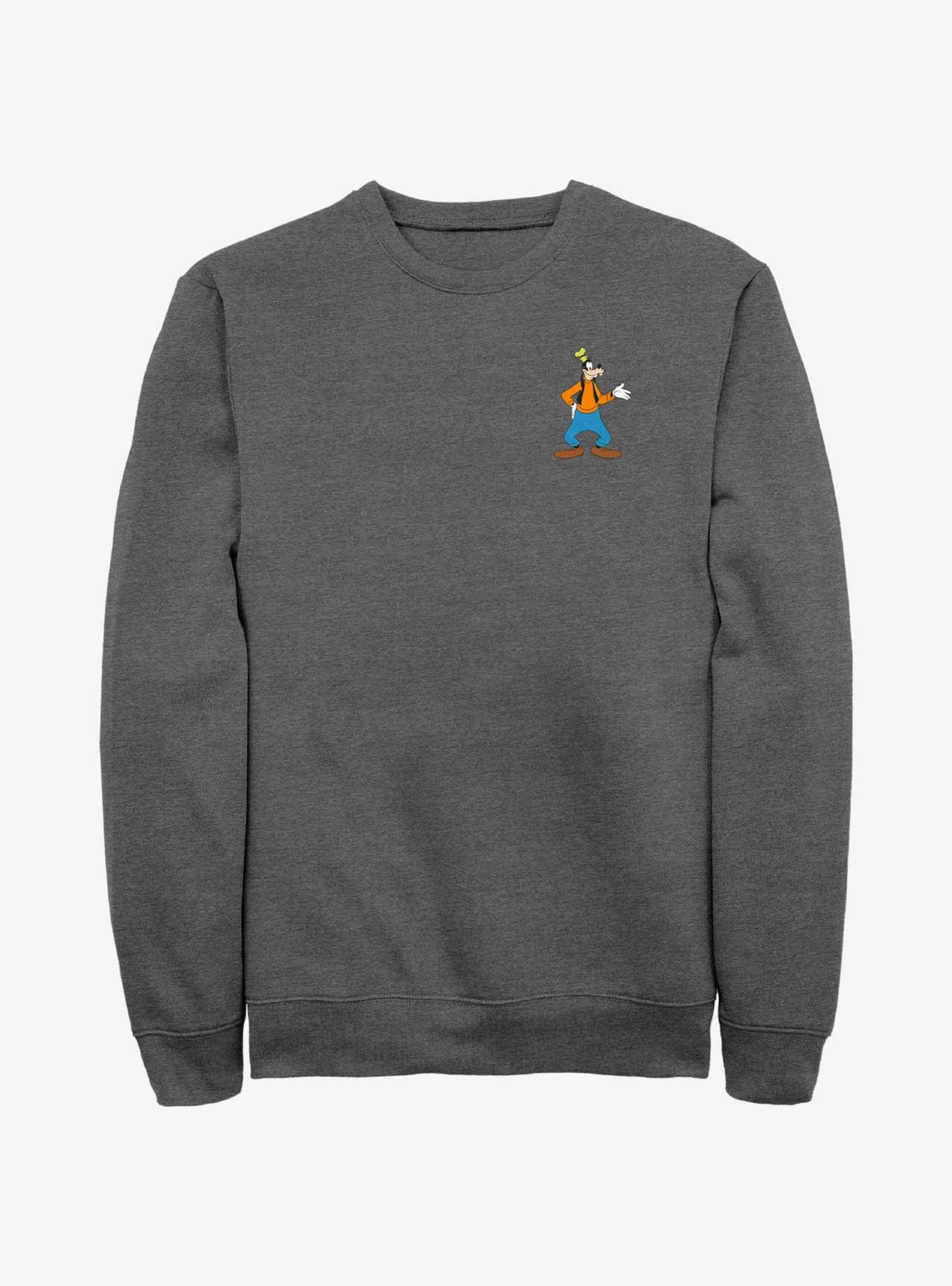 Disney Goofy Traditional Goofy Pocket Sweatshirt, CHAR HTR, hi-res