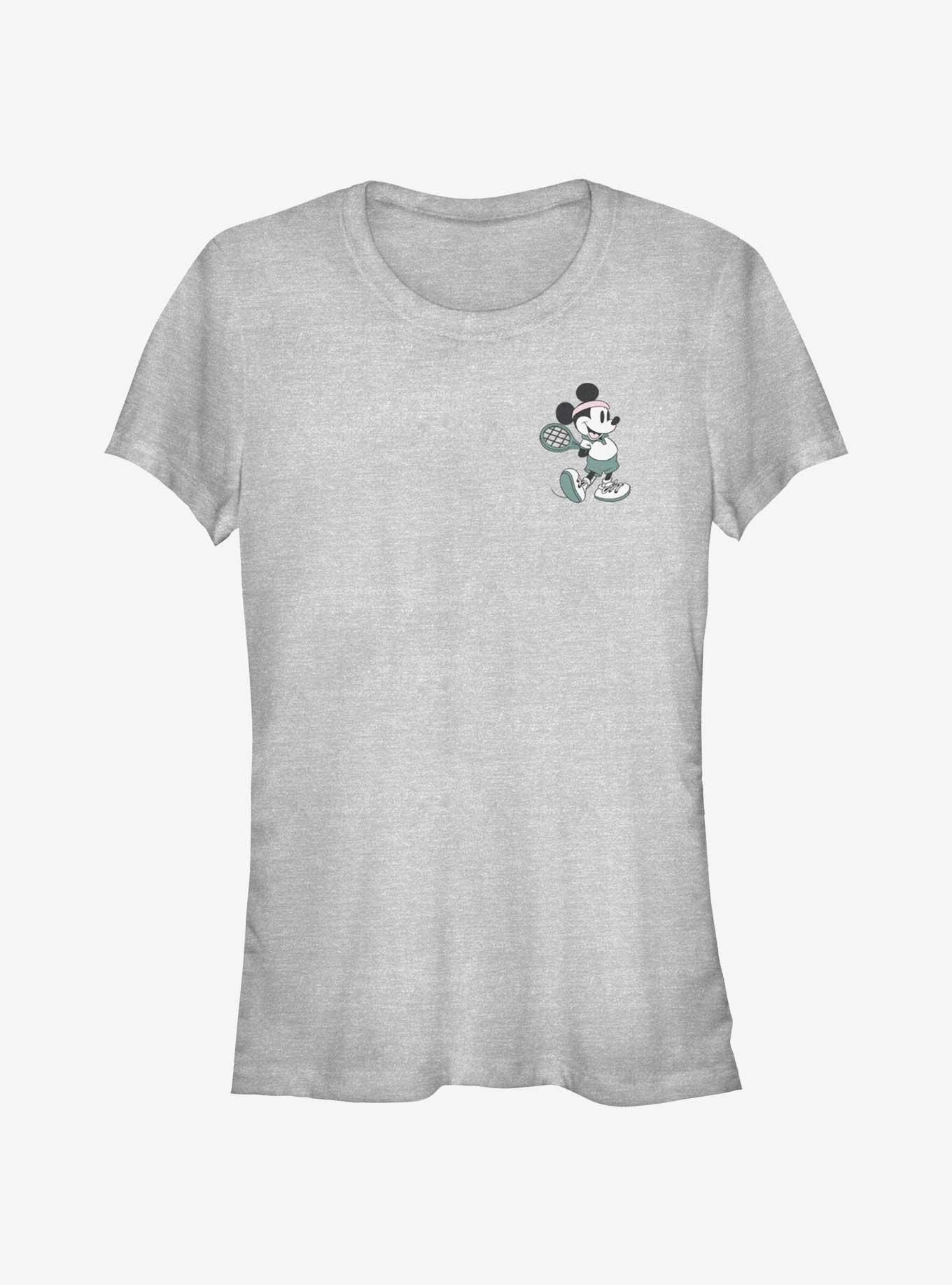 Disney Mickey Mouse Vintage Tennis Mickey Pocket Girls T-Shirt, , hi-res