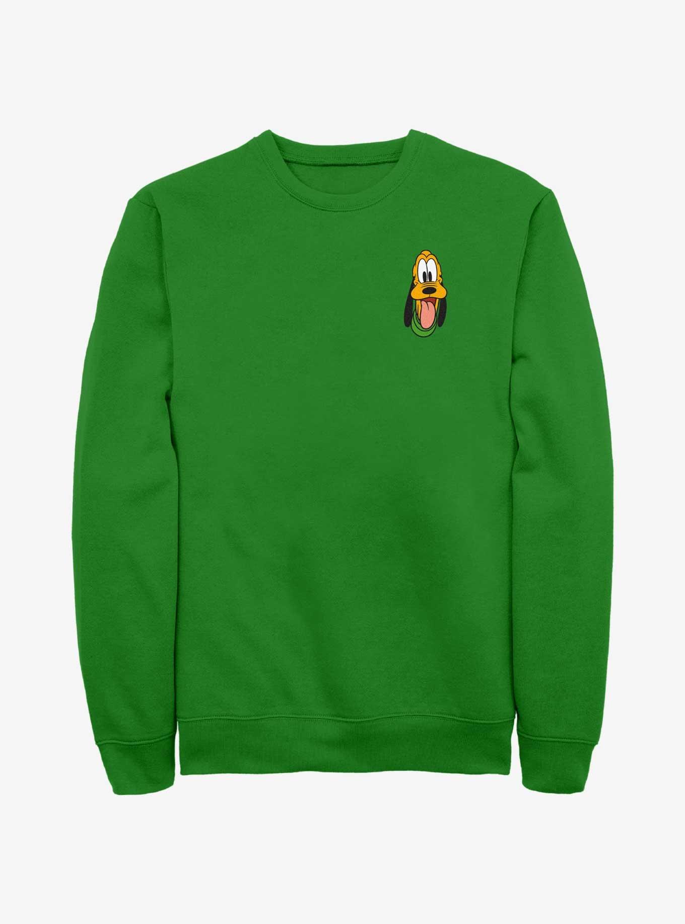 Disney Pluto Happy Face Pocket Sweatshirt