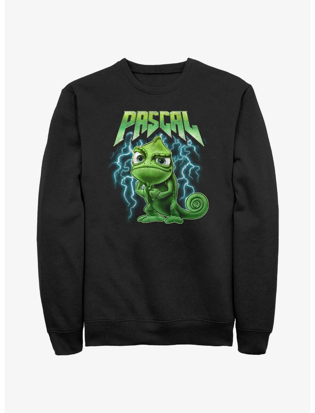 Disney Tangled Pascal Metal Sweatshirt, BLACK, hi-res